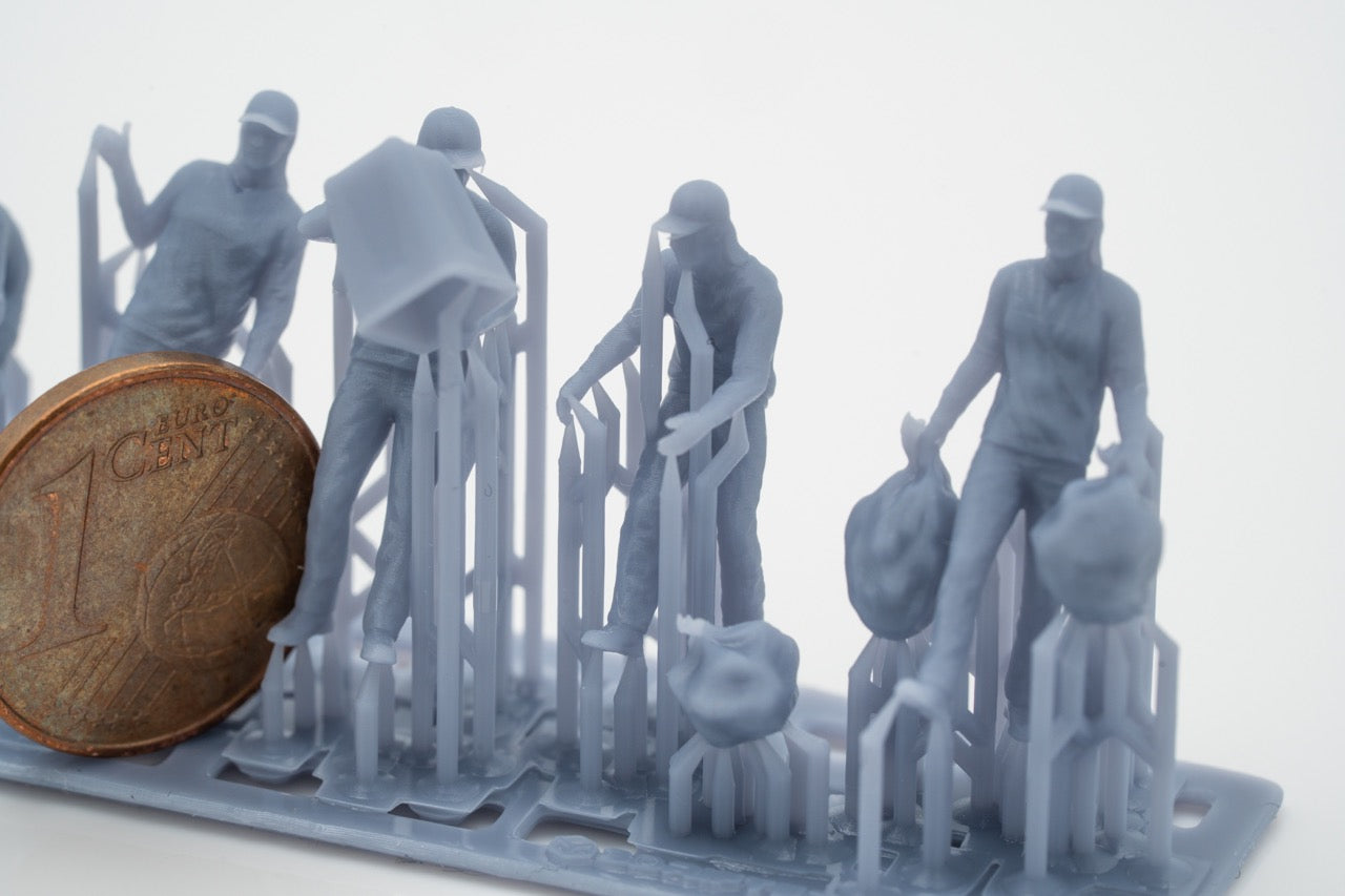 Produktfoto Figur H0, 1:72 - 0: Müllabfuhr Team Figuren Set