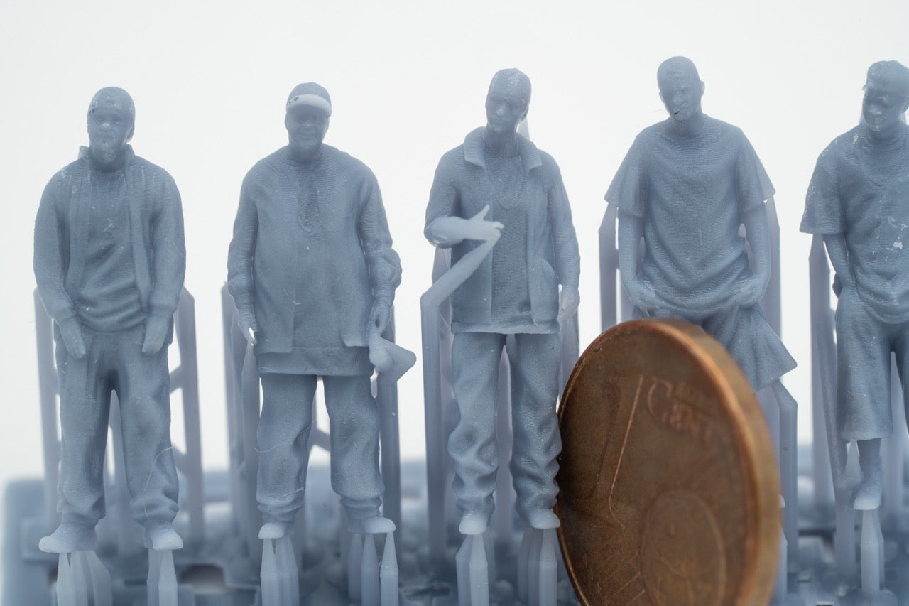Photo du produit Figurine H0, 1:72 - 0: Ensemble de figurines HipHop Homies