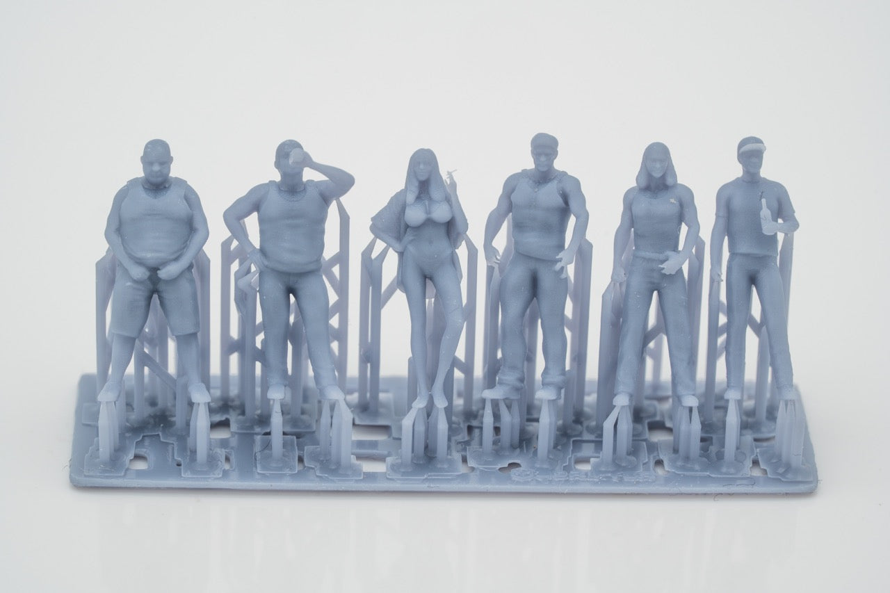 Produktfoto Figur H0, 1:72 - 0: Rowdy und Rüpel Figuren Set