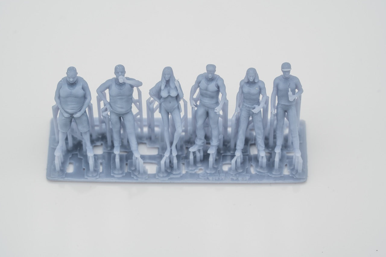 Produktfoto Figur H0, 1:72 - 0: Rowdy und Rüpel Figuren Set