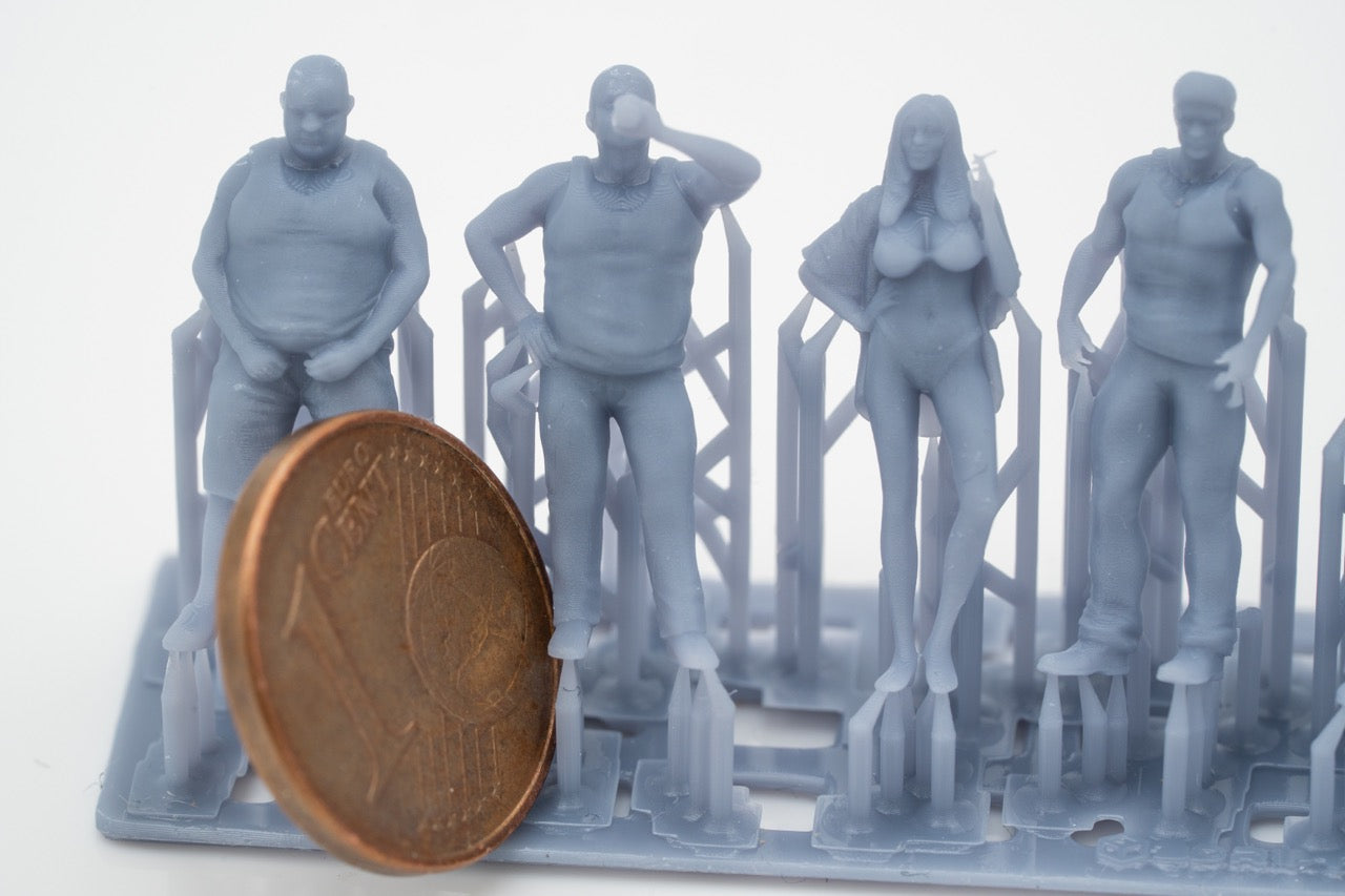 Produktfoto Figur H0, 1:72 - 0: Rowdy und Rüpel Figuren Set