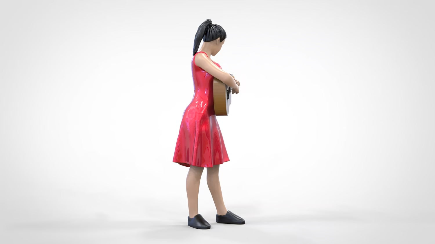 Photo du produit 0 : Musicienne - Femme avec guitare