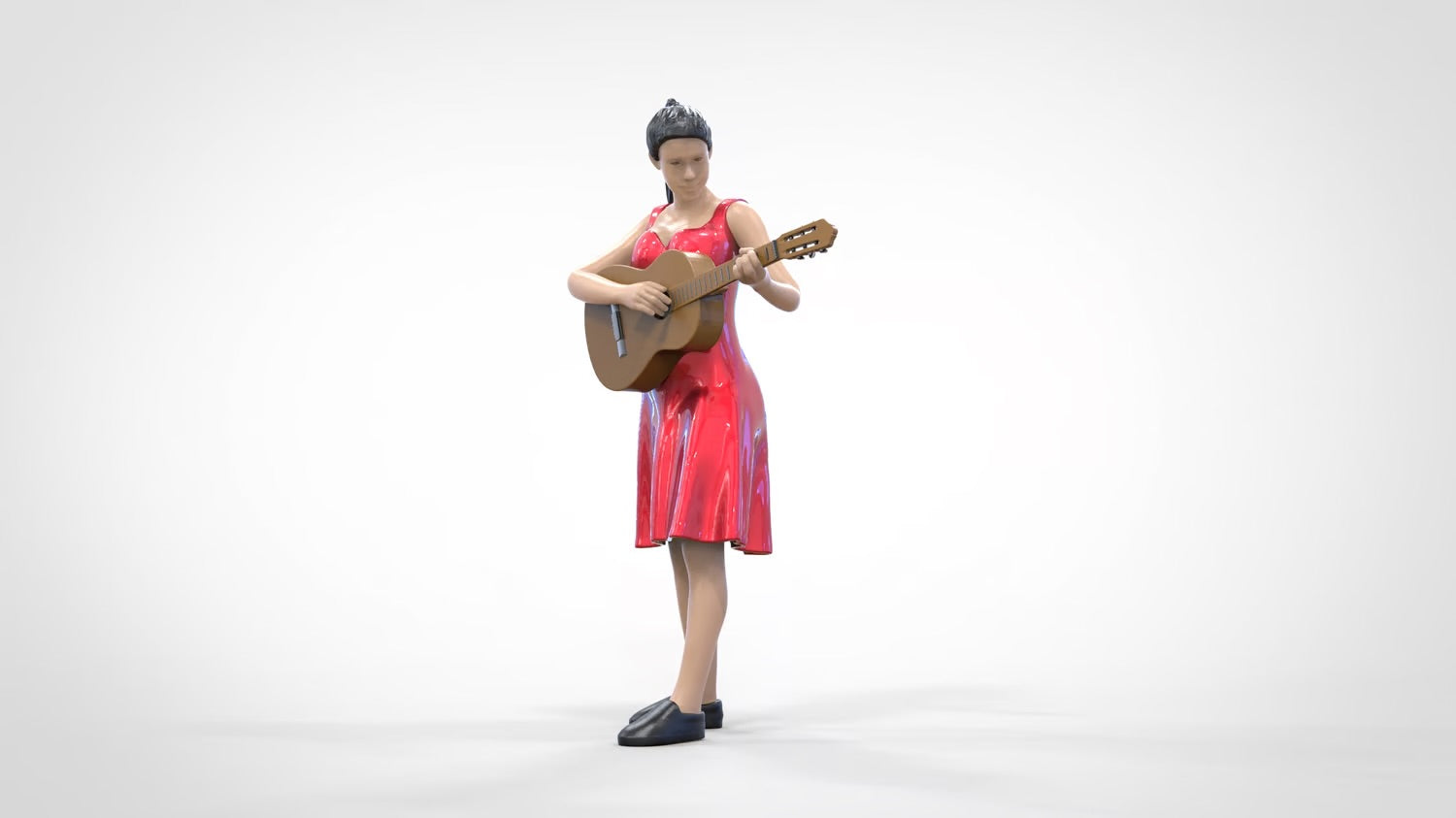 Photo du produit 0 : Musicienne - Femme avec guitare