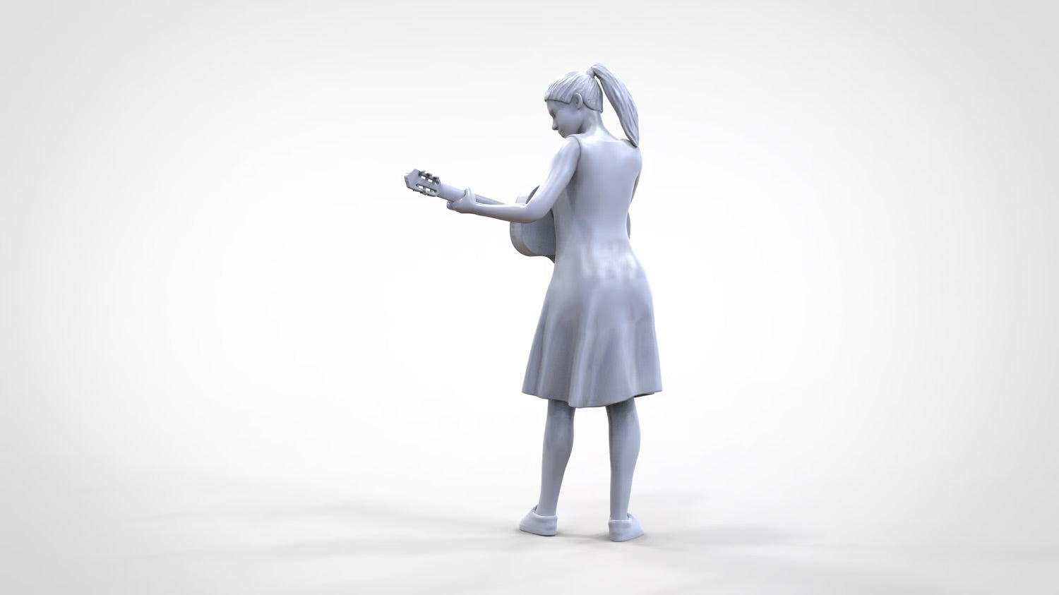 Photo du produit 0 : Musicienne - Femme avec guitare