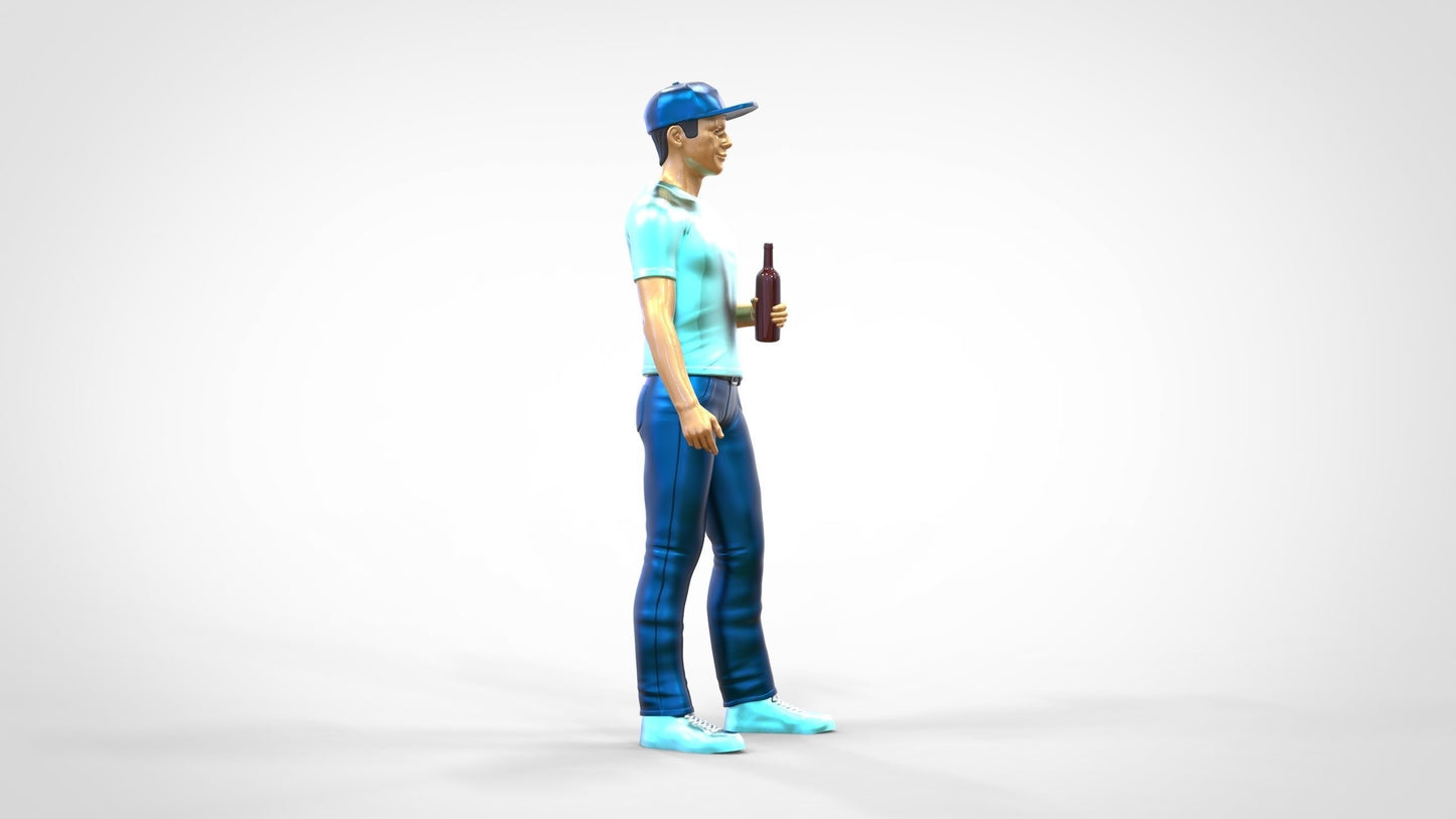 Photo du produit 0 : Homme avec une bière