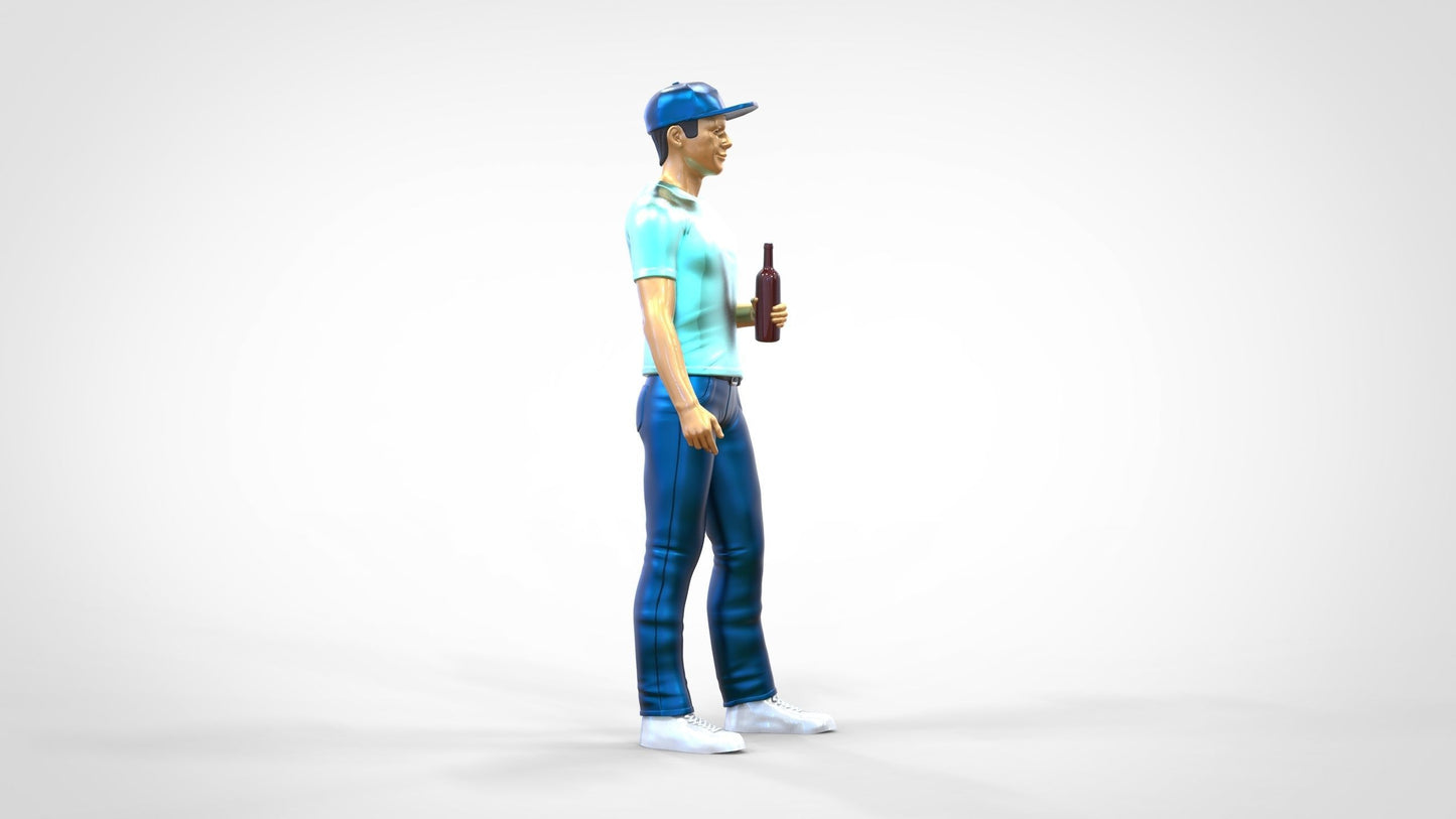 Photo du produit 0 : Homme avec une bière