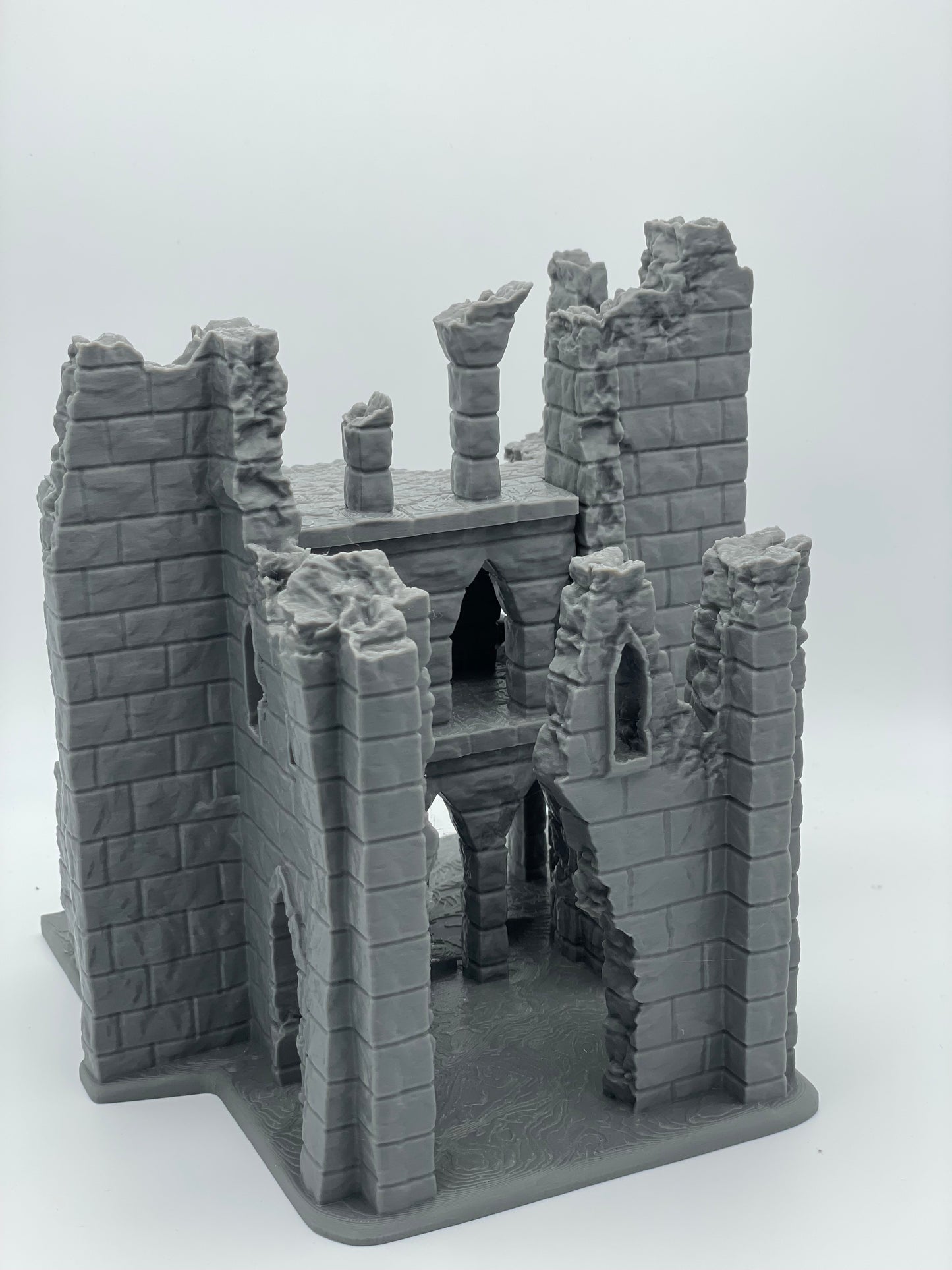 Photo produit Tabletop 28mm The Printing Goes Ever On (TPGEO) 0 : Ruine E - Débris d'une ville médiévale - Maison détruite