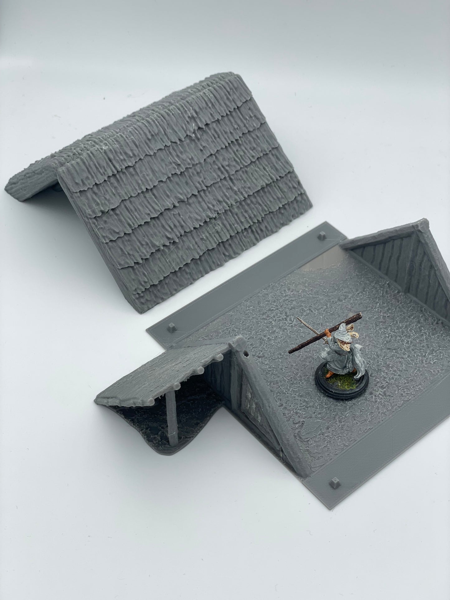 Produktfoto Tabletop 28mm The Printing Goes Ever On (TPGEO) 0: Hütte der Ureinwohner A - Primitive Behausung mit Strohdach - Eingeborenen Haus