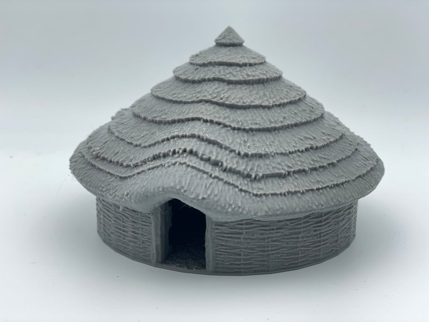 Photo produit Tabletop 28mm The Printing Goes Ever On (TPGEO) 0 : Hutte des autochtones B - Habitation primitive avec toit de chaume - Maison des indigènes