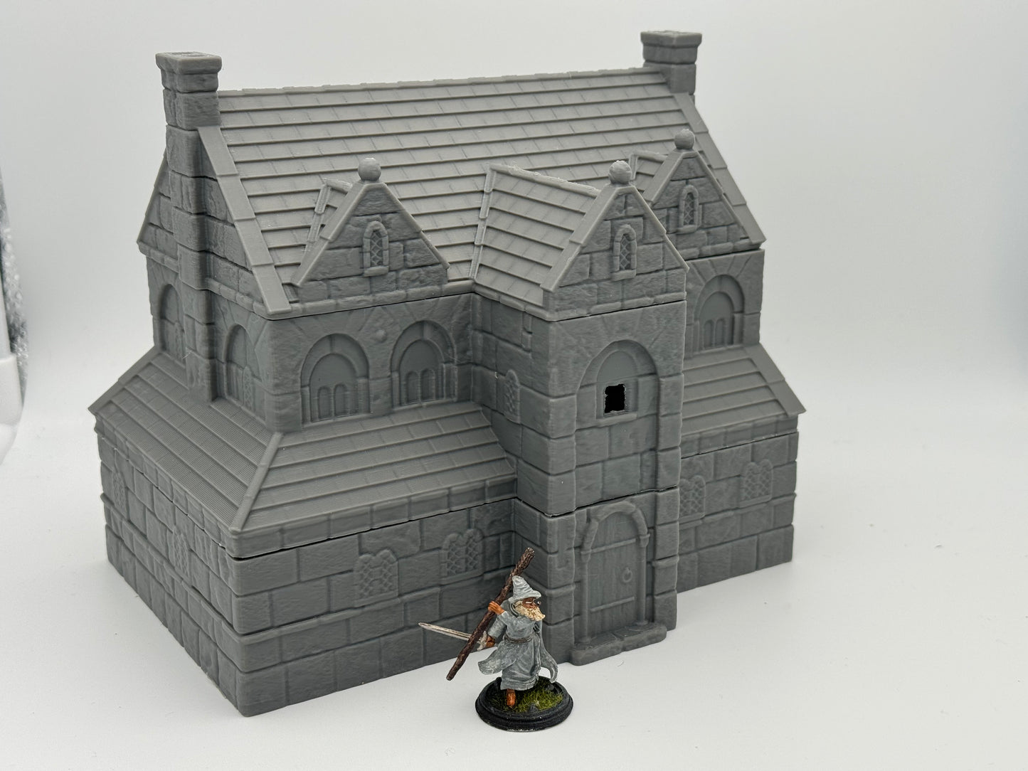 Photo du produit Tabletop 28mm The Printing Goes Ever On (TPGEO) 0 : Auberge Ivory City - Bâtiment Royaume de Gonthan - Terrain de Table de l'Auberge