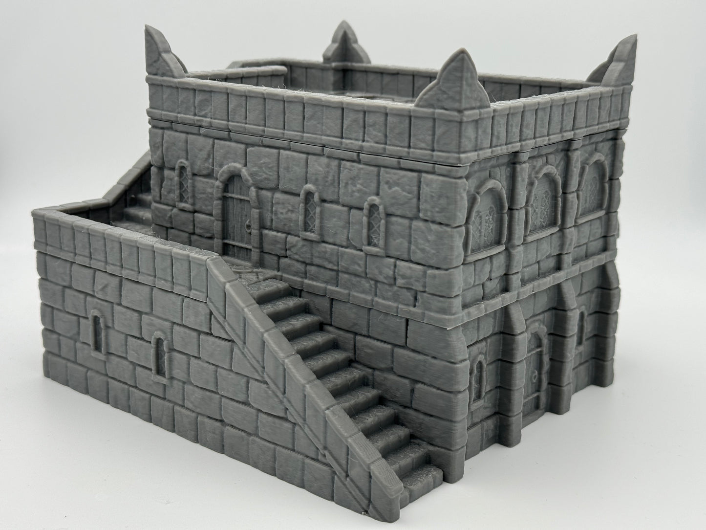 Photo de produit Tabletop 28mm The Printing Goes Ever On (TPGEO) 0 : Place commerciale Ivory City - Bâtiment Royaume de Gonthan - Hall d'échange Terrain Tabletop