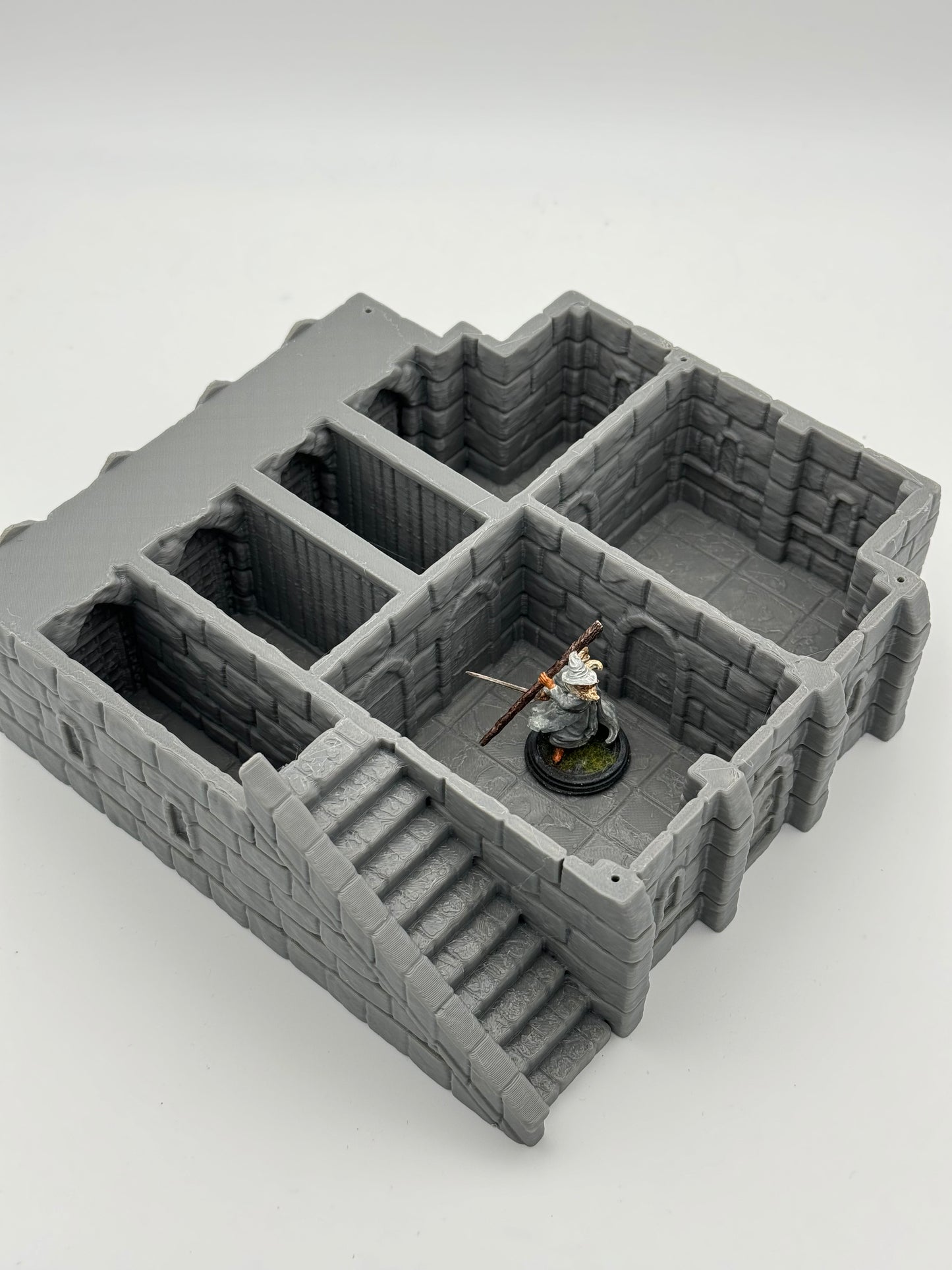 Photo de produit Tabletop 28mm The Printing Goes Ever On (TPGEO) 0 : Place commerciale Ivory City - Bâtiment Royaume de Gonthan - Hall d'échange Terrain Tabletop