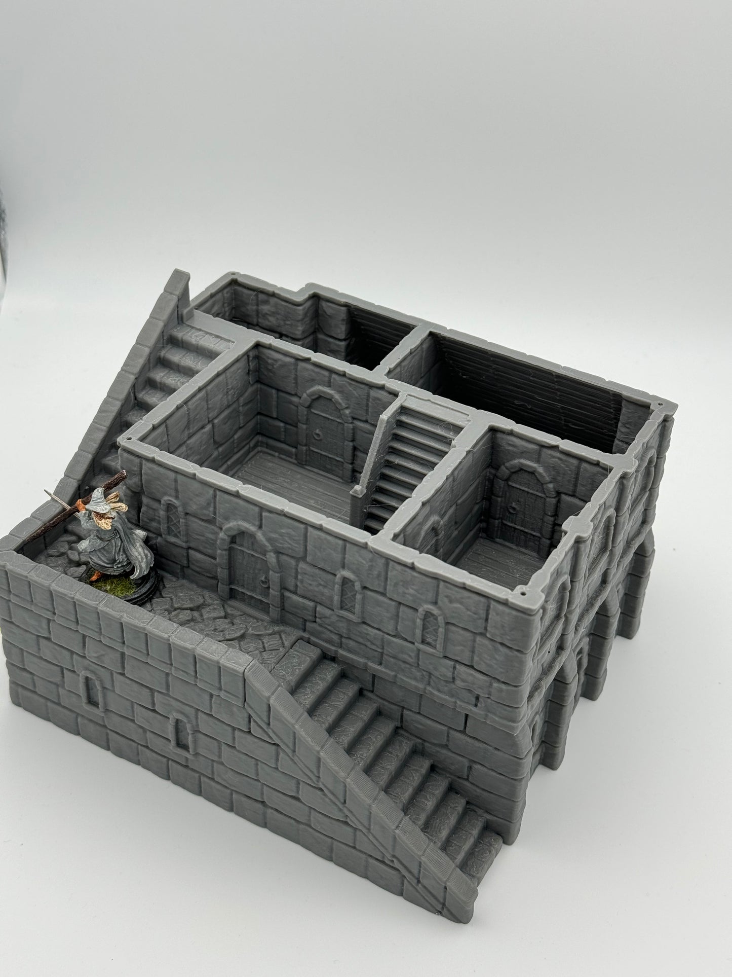 Photo de produit Tabletop 28mm The Printing Goes Ever On (TPGEO) 0 : Place commerciale Ivory City - Bâtiment Royaume de Gonthan - Hall d'échange Terrain Tabletop