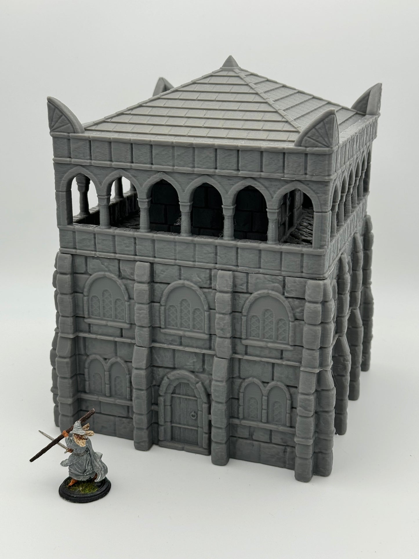 Produktfoto Tabletop 28mm The Printing Goes Ever On (TPGEO) 0: Warenhaus Ivory City - Gebäude Königreich Gonthan - Warehouse Tabletop Terrain