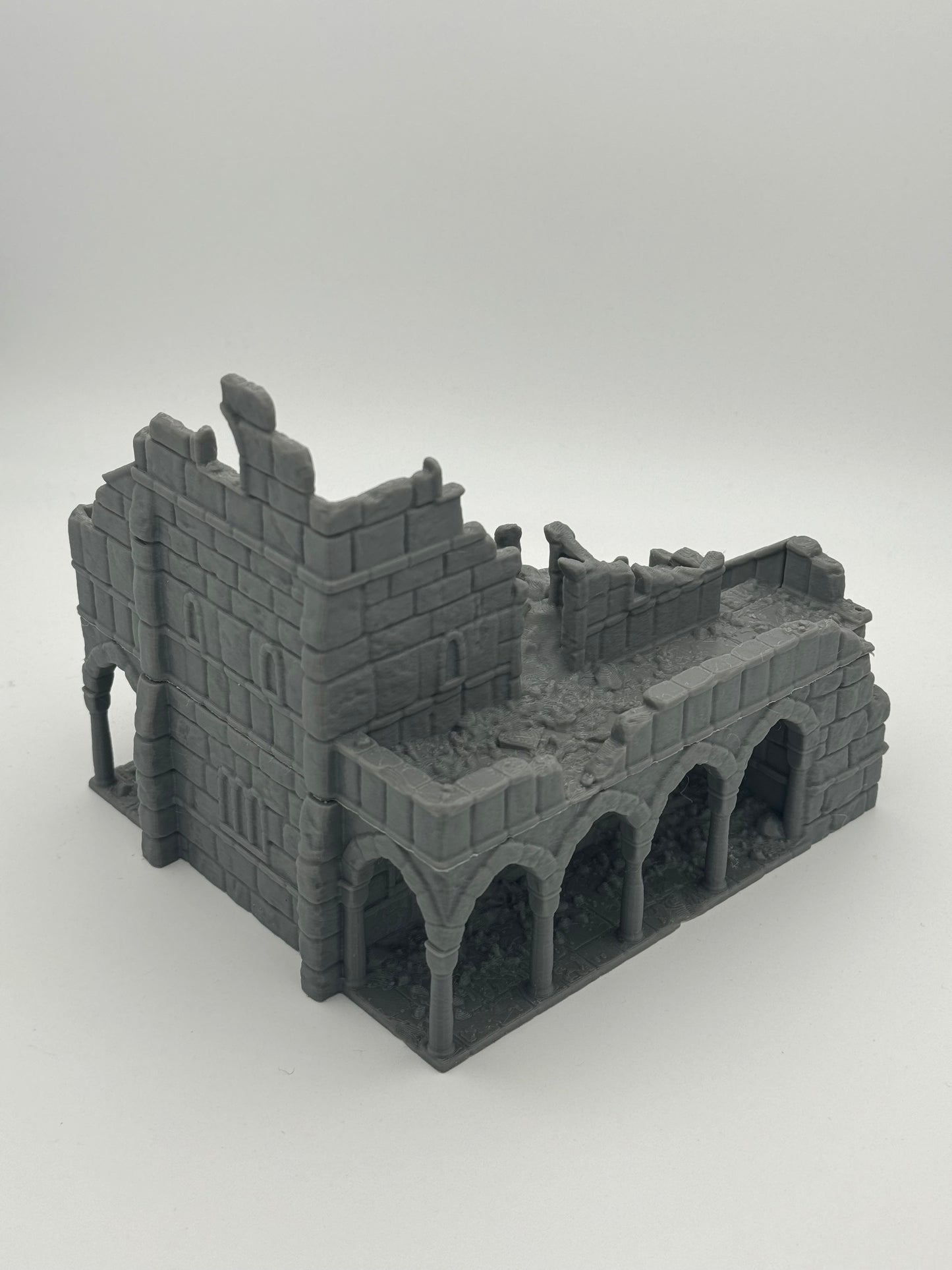 Produktfoto Tabletop 28mm The Printing Goes Ever On (TPGEO) 0: Haus B Ruinen Ivory City - Gebäude Königreich Gonthan - Tabletop Terrain
