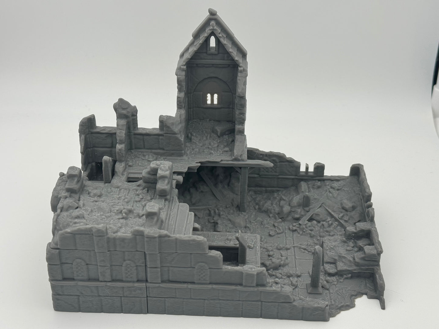Produktfoto Tabletop 28mm The Printing Goes Ever On (TPGEO) 0: Gasthaus Ruinen Ivory City - Gebäude Königreich Gonthan - Inn Tabletop Terrain