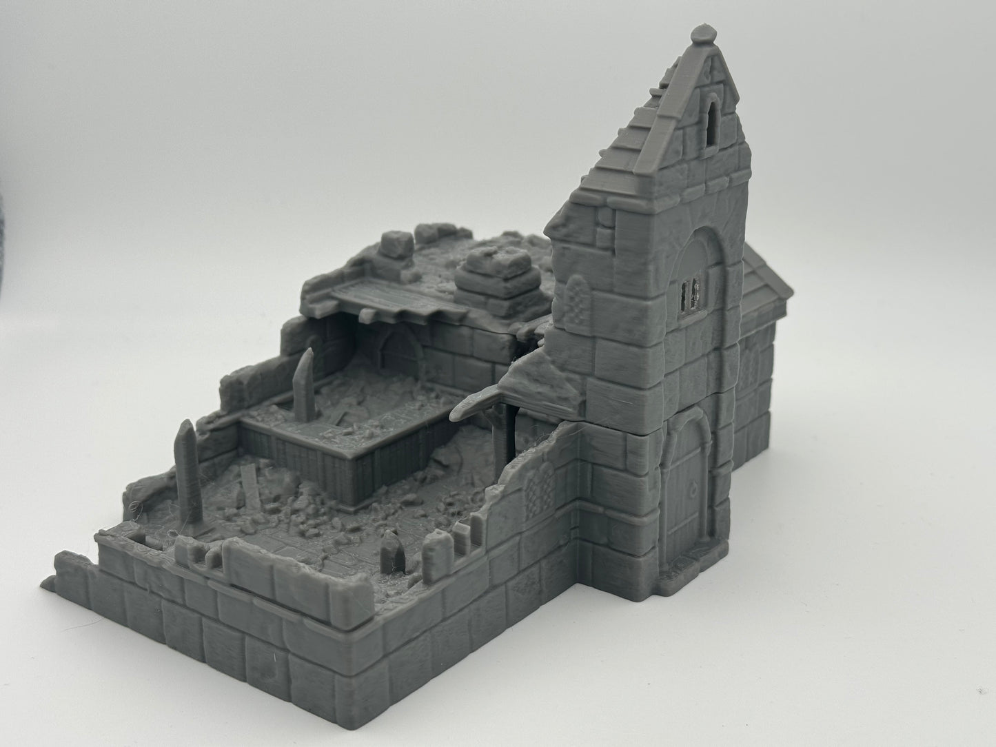Produktfoto Tabletop 28mm The Printing Goes Ever On (TPGEO) 0: Gasthaus Ruinen Ivory City - Gebäude Königreich Gonthan - Inn Tabletop Terrain