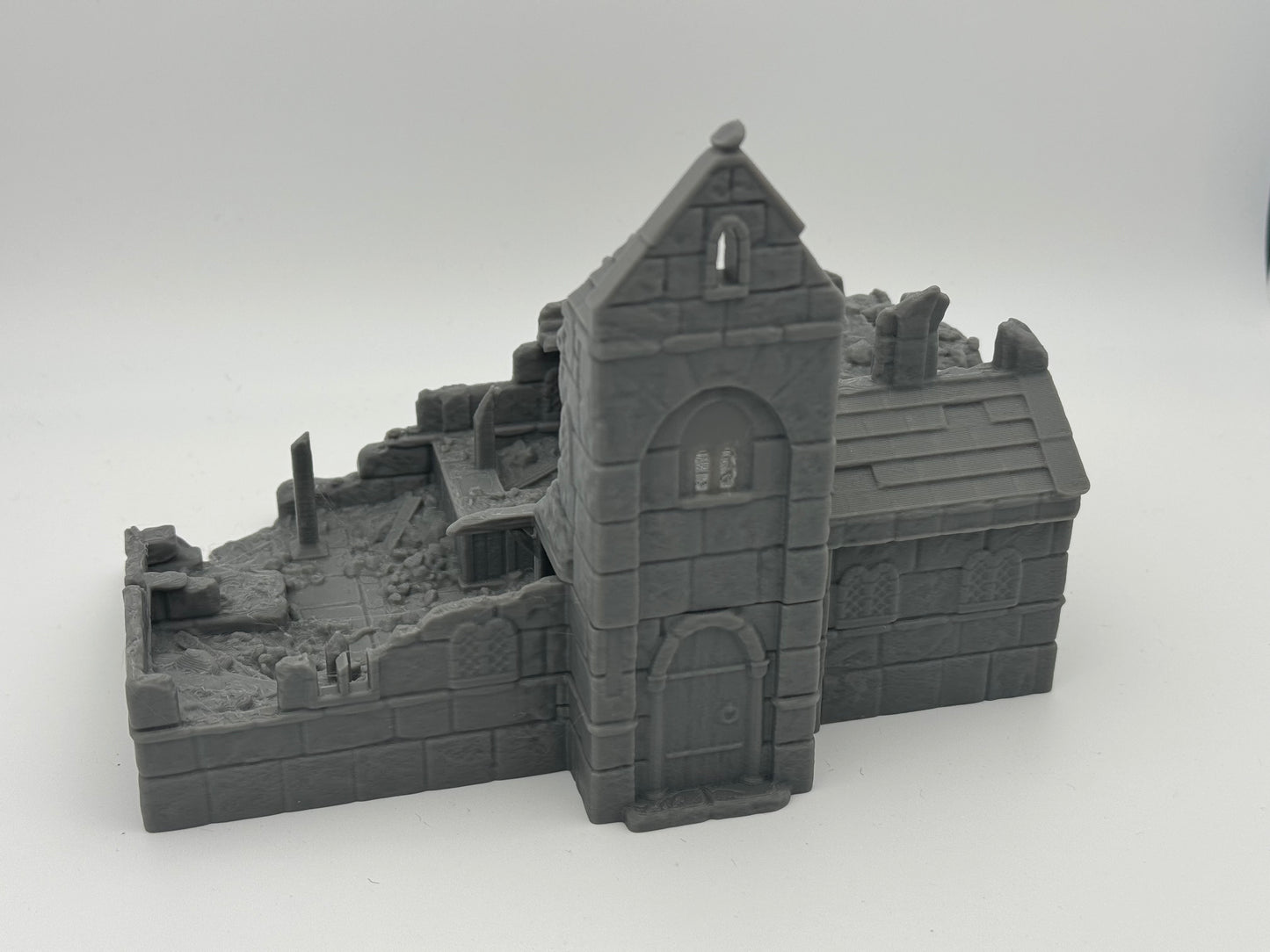 Produktfoto Tabletop 28mm The Printing Goes Ever On (TPGEO) 0: Gasthaus Ruinen Ivory City - Gebäude Königreich Gonthan - Inn Tabletop Terrain