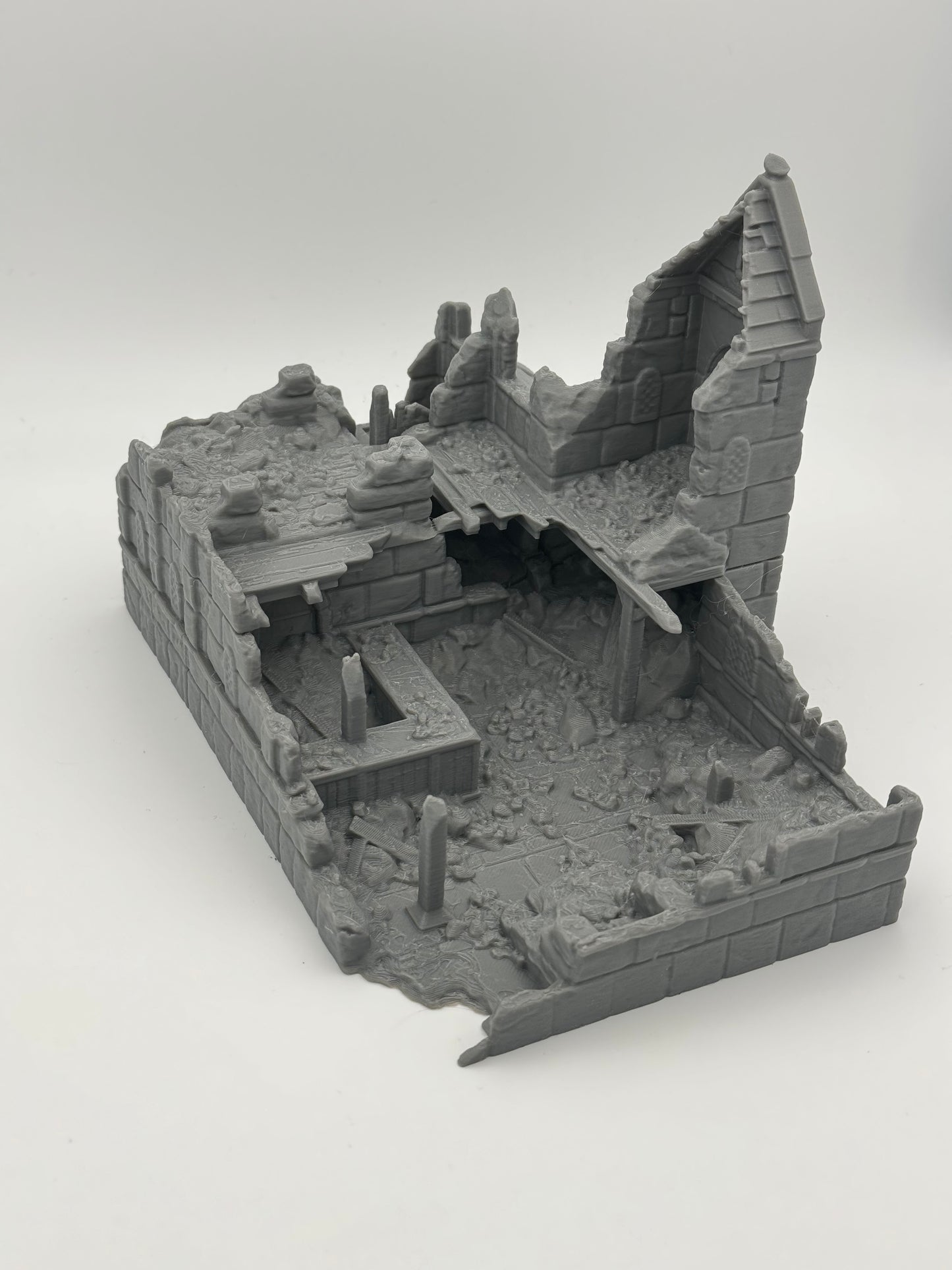 Produktfoto Tabletop 28mm The Printing Goes Ever On (TPGEO) 0: Gasthaus Ruinen Ivory City - Gebäude Königreich Gonthan - Inn Tabletop Terrain