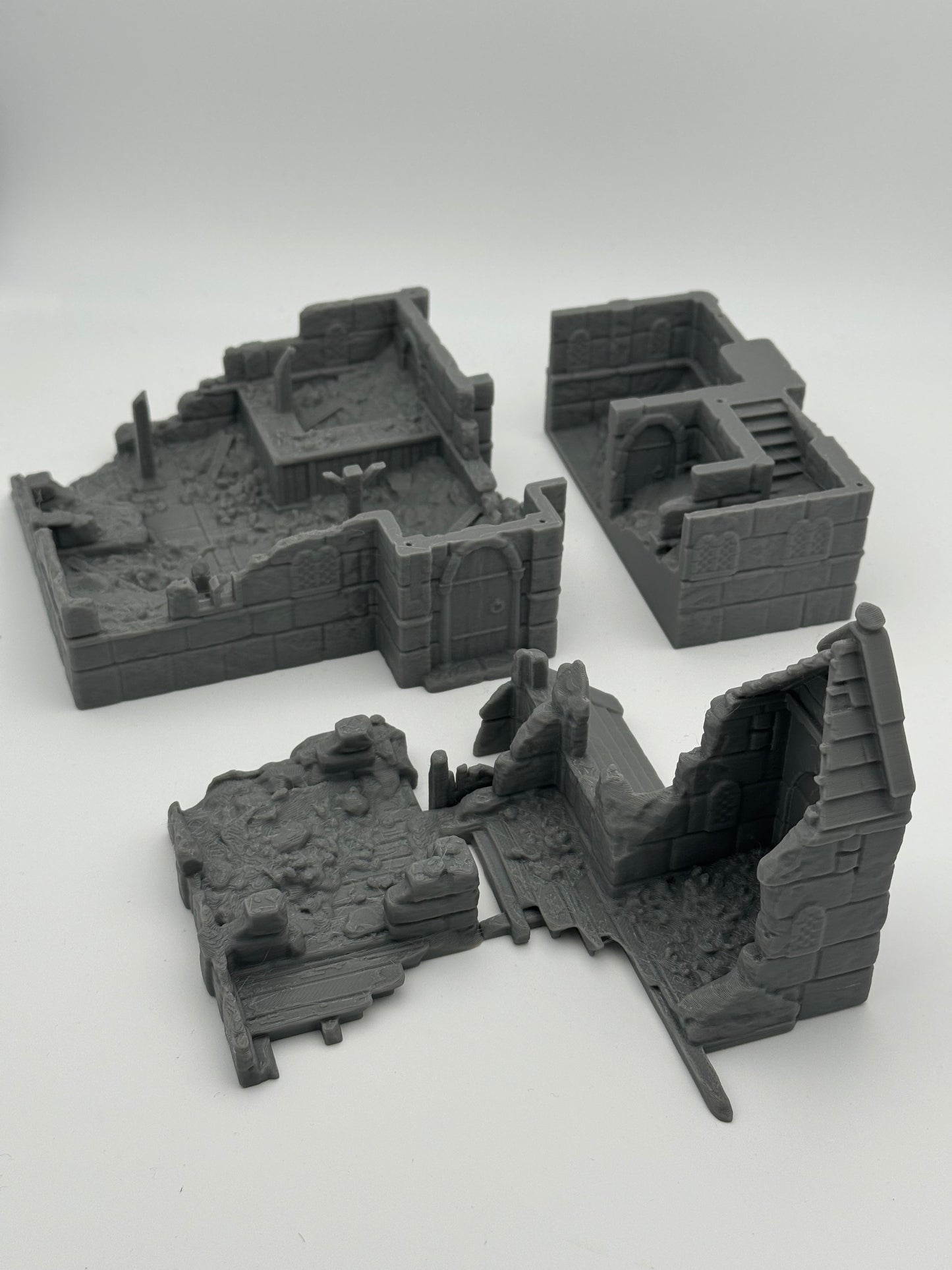Produktfoto Tabletop 28mm The Printing Goes Ever On (TPGEO) 0: Gasthaus Ruinen Ivory City - Gebäude Königreich Gonthan - Inn Tabletop Terrain