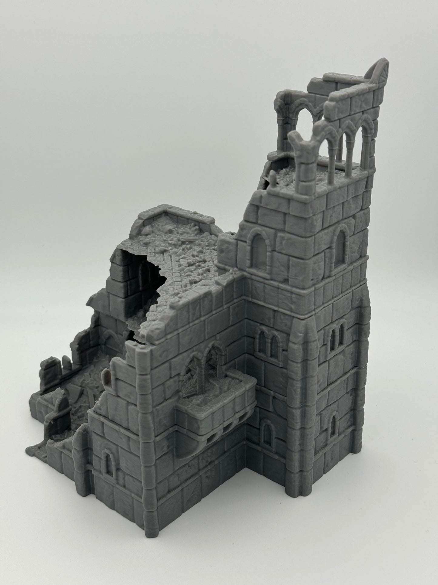 Photo du produit Tabletop 28mm The Printing Goes Ever On (TPGEO) 0 : Ruines de la mairie de la ville d'ivoire - Bâtiment du royaume de Gonthan - Terrain de mairie Tabletop
