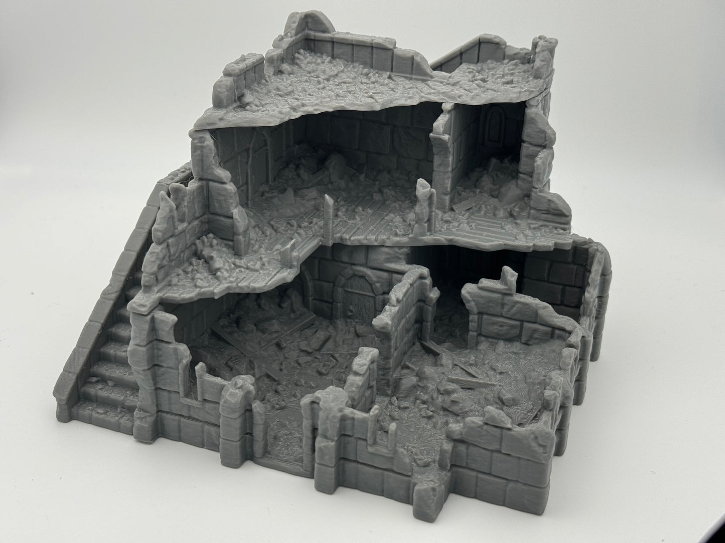 Produktfoto Tabletop 28mm The Printing Goes Ever On (TPGEO) 0: Handelsplatz Ruinen Ivory City - Gebäude Königreich Gonthan - Trade Hall Tabletop Terrain