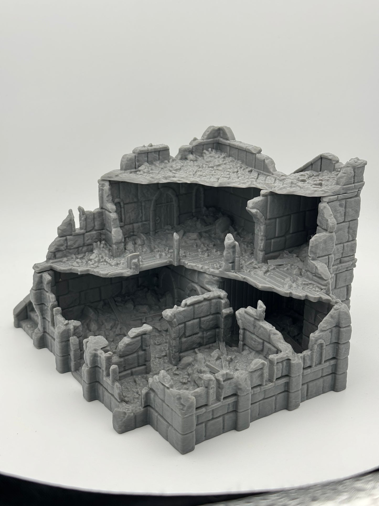 Produktfoto Tabletop 28mm The Printing Goes Ever On (TPGEO) 0: Handelsplatz Ruinen Ivory City - Gebäude Königreich Gonthan - Trade Hall Tabletop Terrain