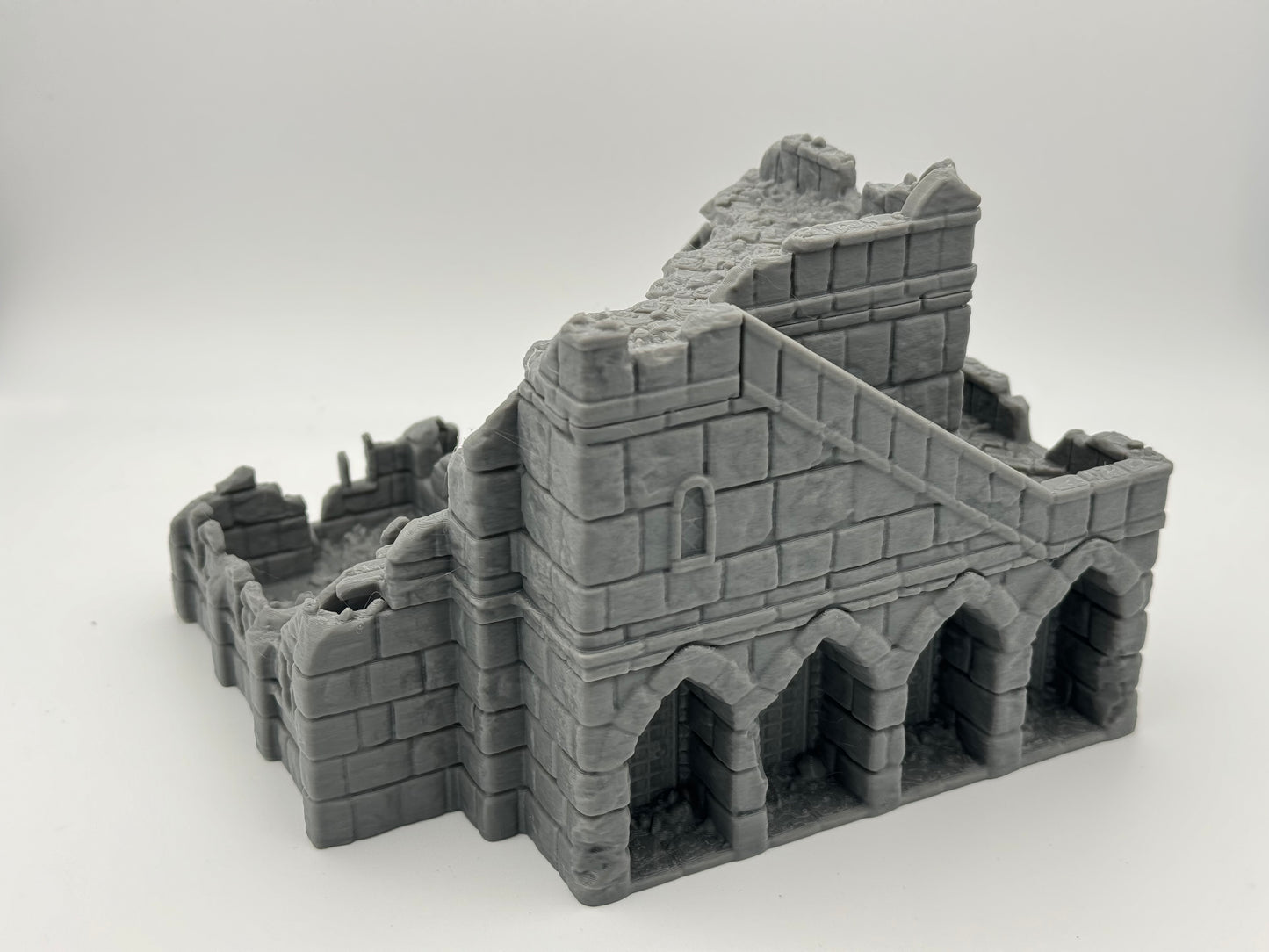 Produktfoto Tabletop 28mm The Printing Goes Ever On (TPGEO) 0: Handelsplatz Ruinen Ivory City - Gebäude Königreich Gonthan - Trade Hall Tabletop Terrain