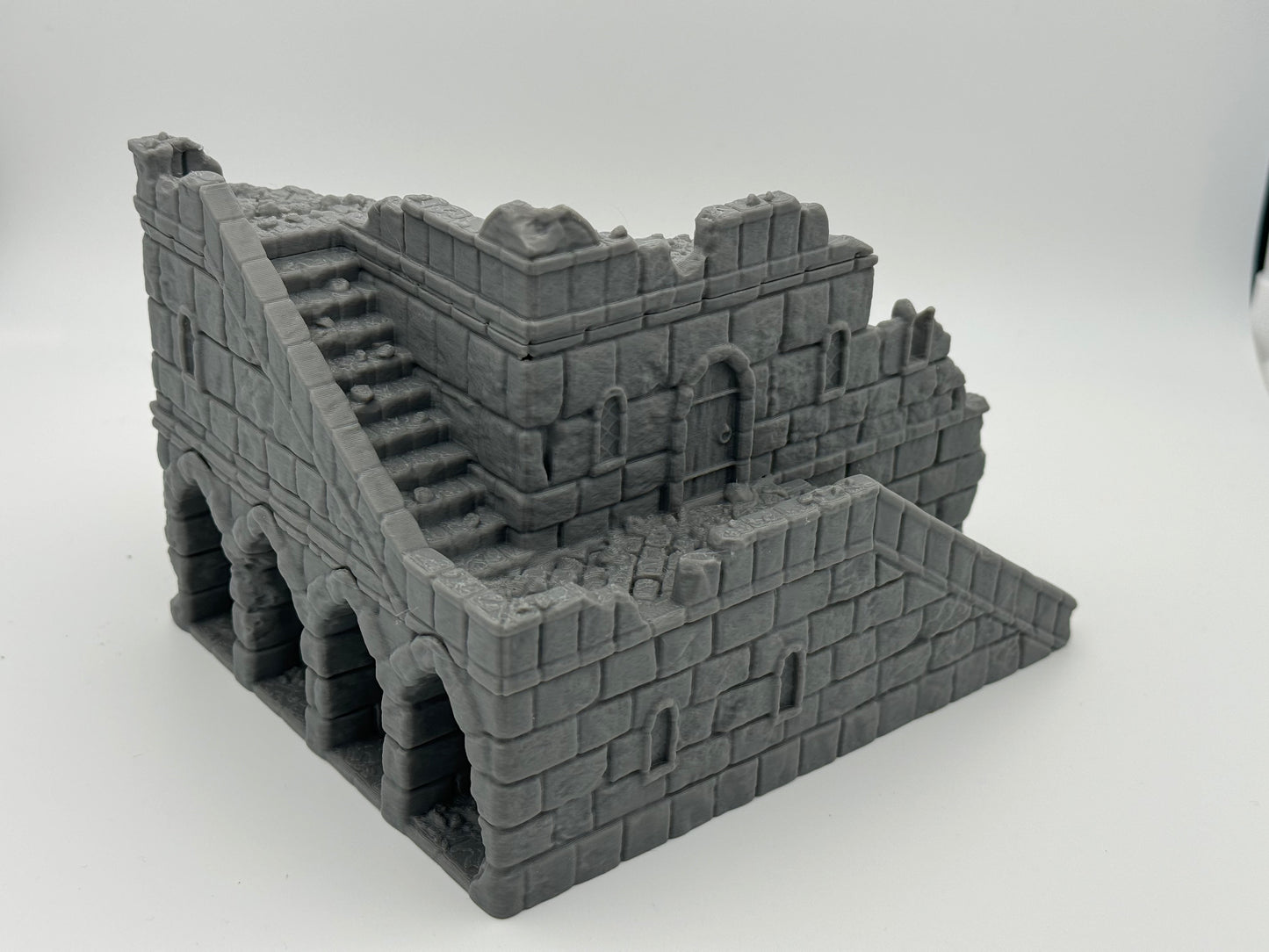 Produktfoto Tabletop 28mm The Printing Goes Ever On (TPGEO) 0: Handelsplatz Ruinen Ivory City - Gebäude Königreich Gonthan - Trade Hall Tabletop Terrain