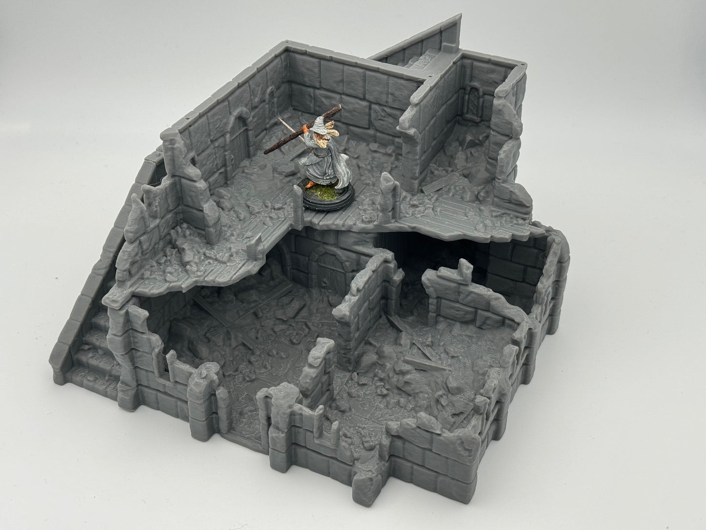 Produktfoto Tabletop 28mm The Printing Goes Ever On (TPGEO) 0: Handelsplatz Ruinen Ivory City - Gebäude Königreich Gonthan - Trade Hall Tabletop Terrain