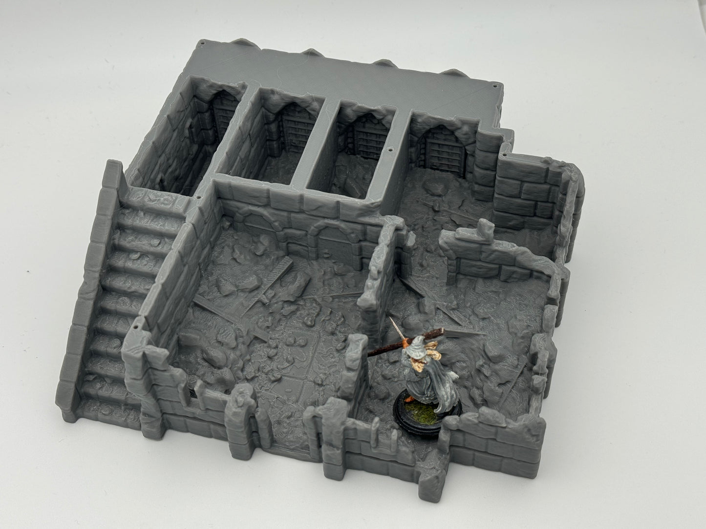 Produktfoto Tabletop 28mm The Printing Goes Ever On (TPGEO) 0: Handelsplatz Ruinen Ivory City - Gebäude Königreich Gonthan - Trade Hall Tabletop Terrain