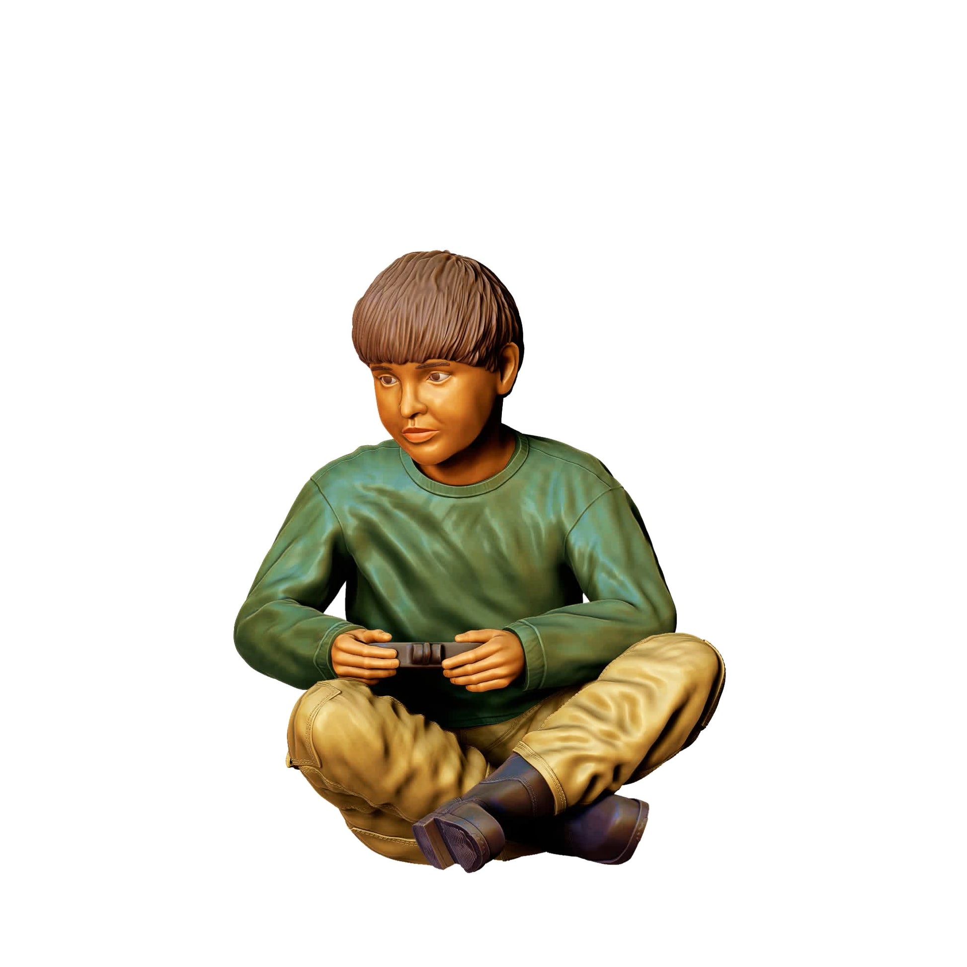 Photo de produit de modélisme diorama 0 : Enfants jouant avec des voitures télécommandées - Ensemble de routes de jeu