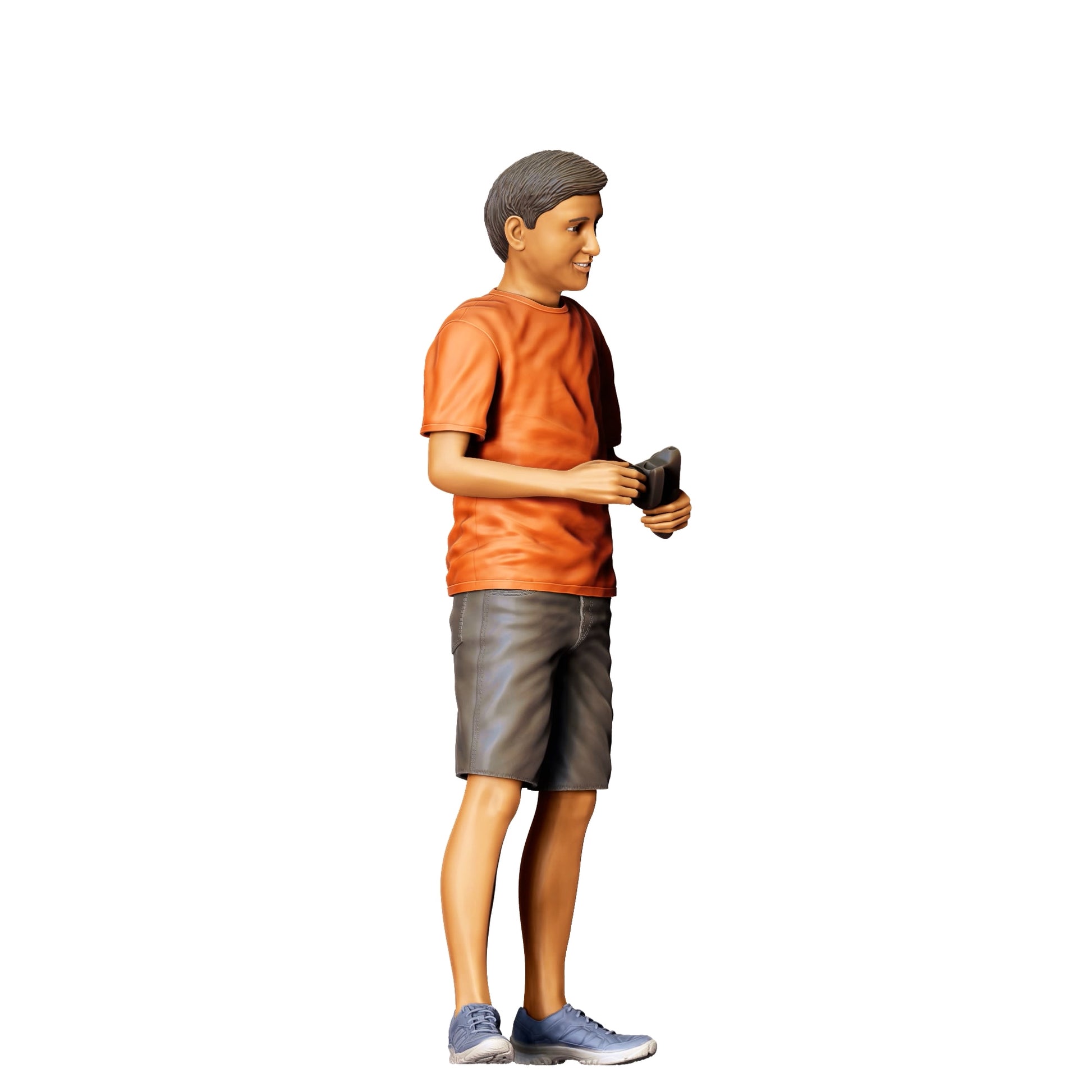 Photo de produit de modélisme diorama 0 : Enfant jouant avec une voiture RC C (Réf. n° 373)