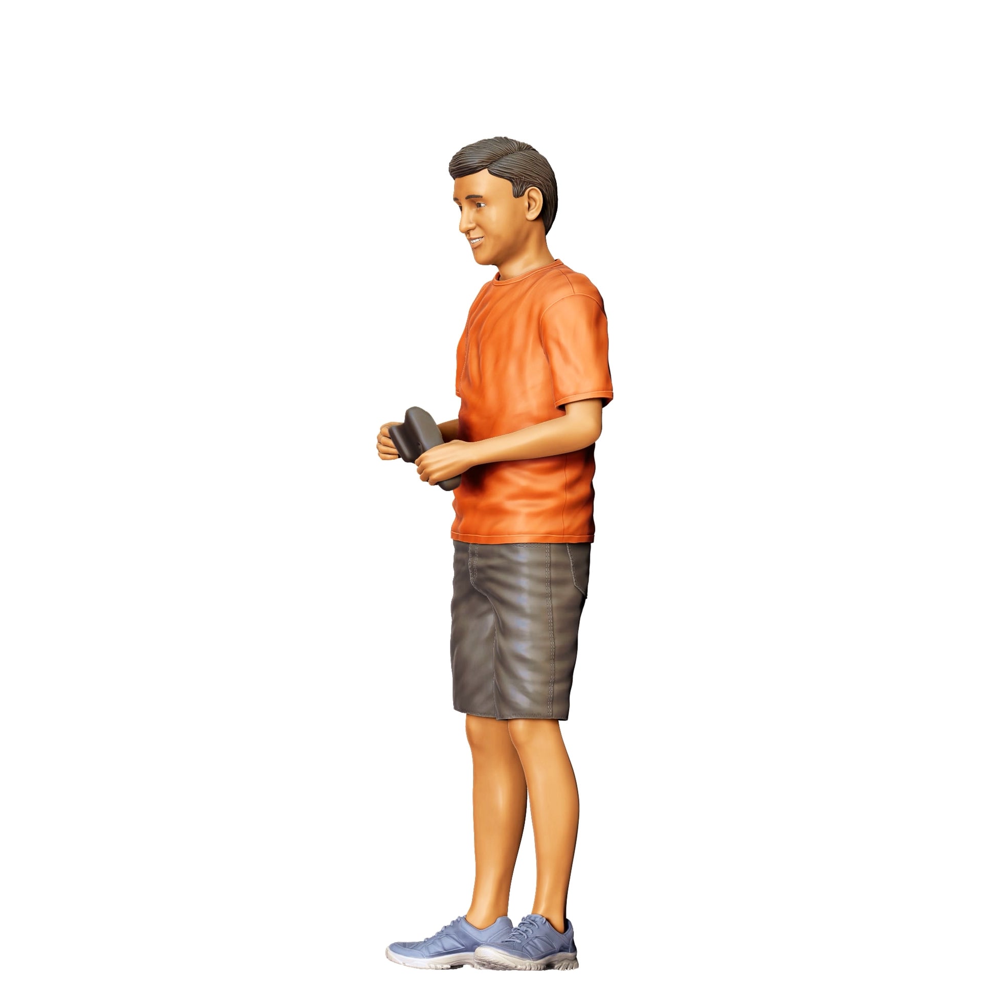 Photo de produit de modélisme diorama 0 : Enfant jouant avec une voiture RC C (Réf. n° 373)