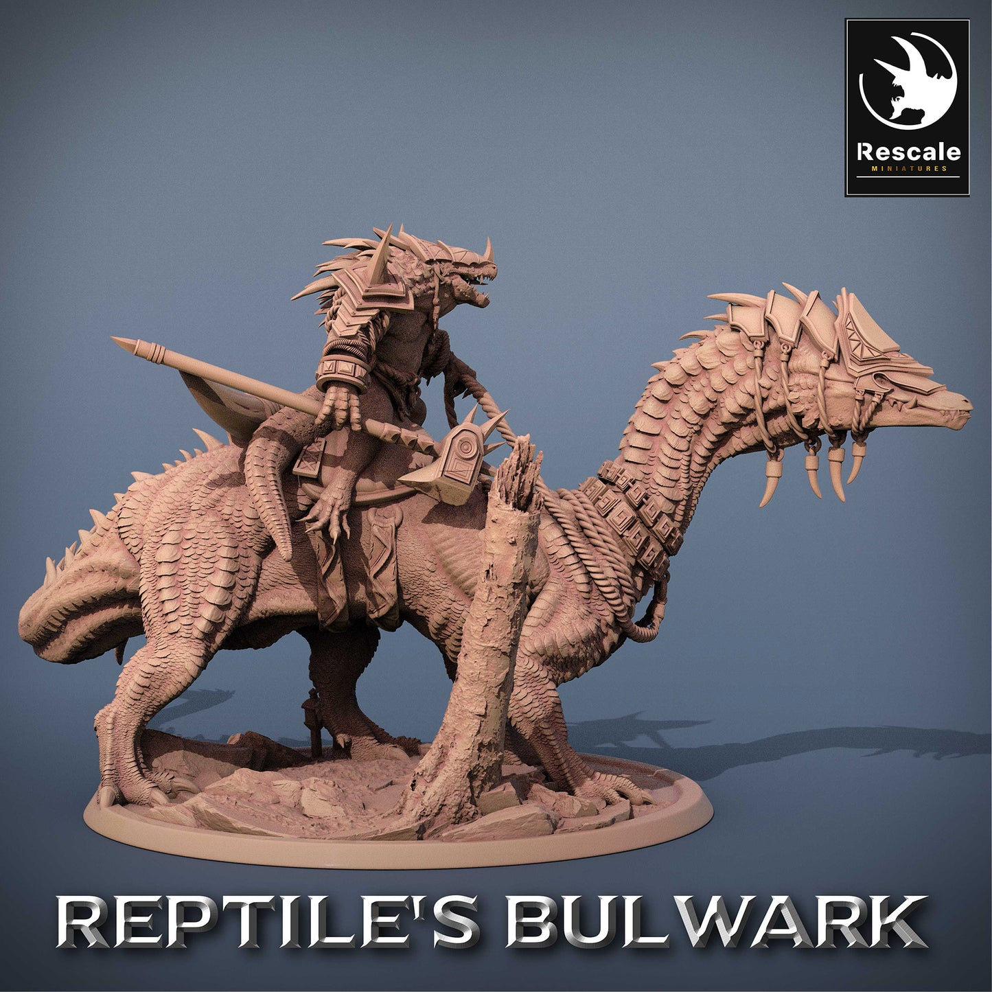 Lizardfolk Rider - Guerrier Lézard sur Mont Dinosaure (C5)