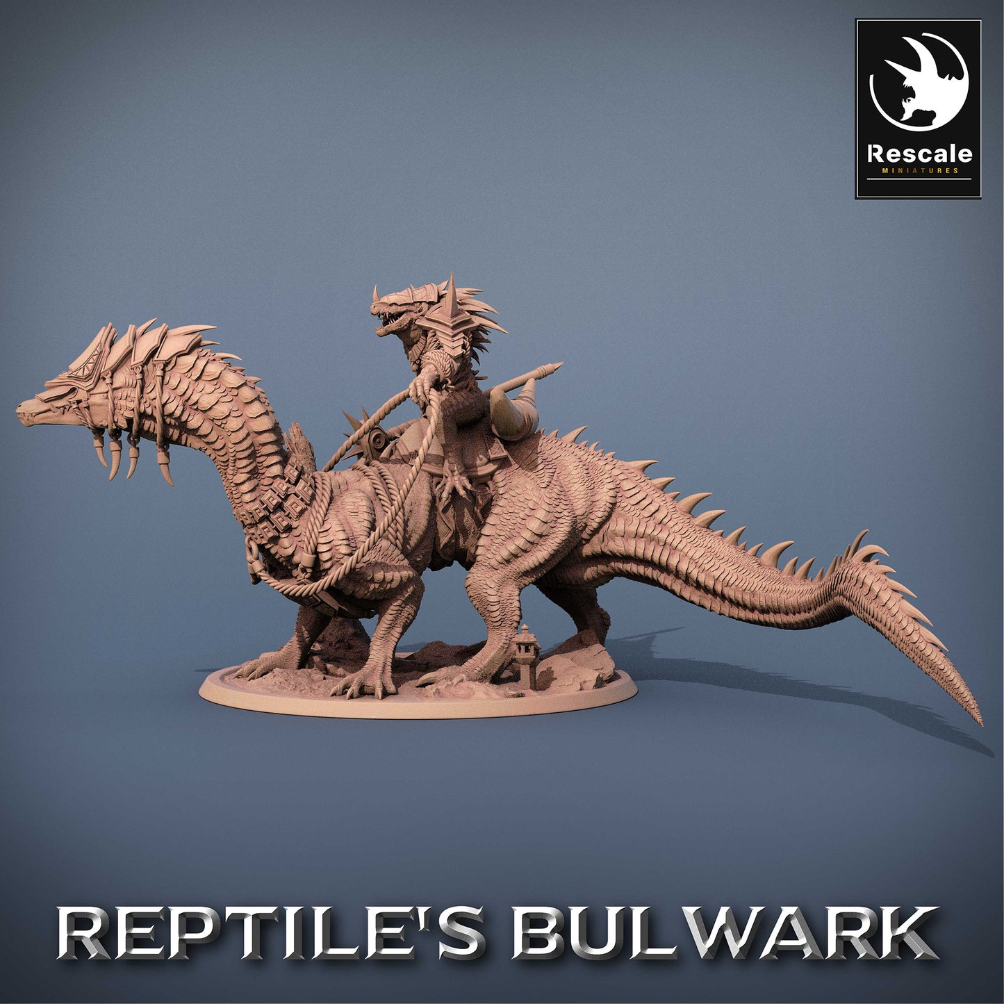 Lizardfolk Rider - Guerrier Lézard sur Mont Dinosaure (C5)