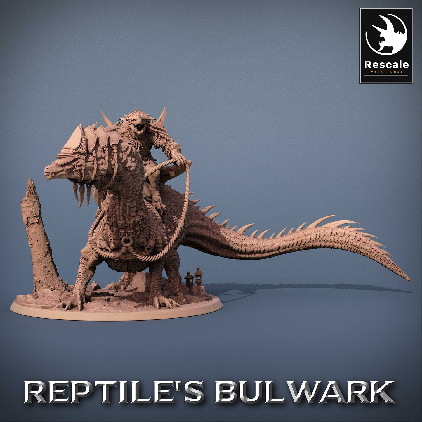 Lizardfolk Rider - Guerrier Lézard sur Mont Dinosaure (C5)