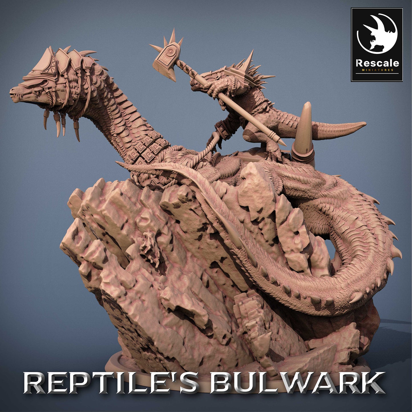 Lizardfolk Rider - Guerrier Lézard sur Mont Dinosaure (C9)