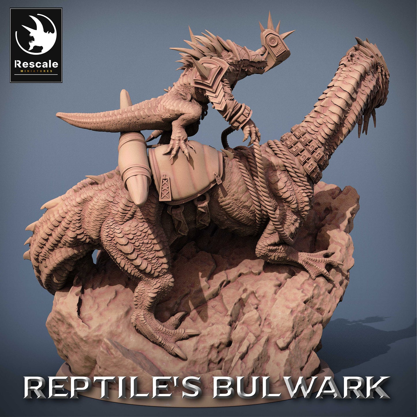 Lizardfolk Rider - Guerrier Lézard sur Mont Dinosaure (C9)