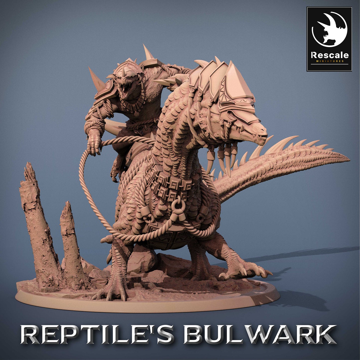 Lizardfolk Rider - Guerrier Lézard sur Mont Dinosaure (C1)