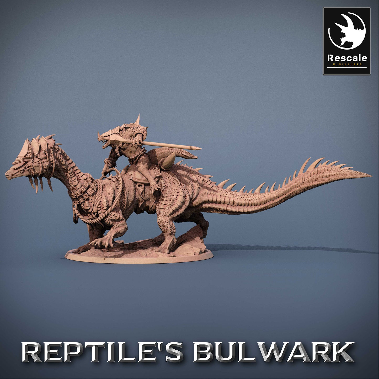 Lizardfolk Rider - Guerrier Lézard sur Mont Dinosaure (C1)