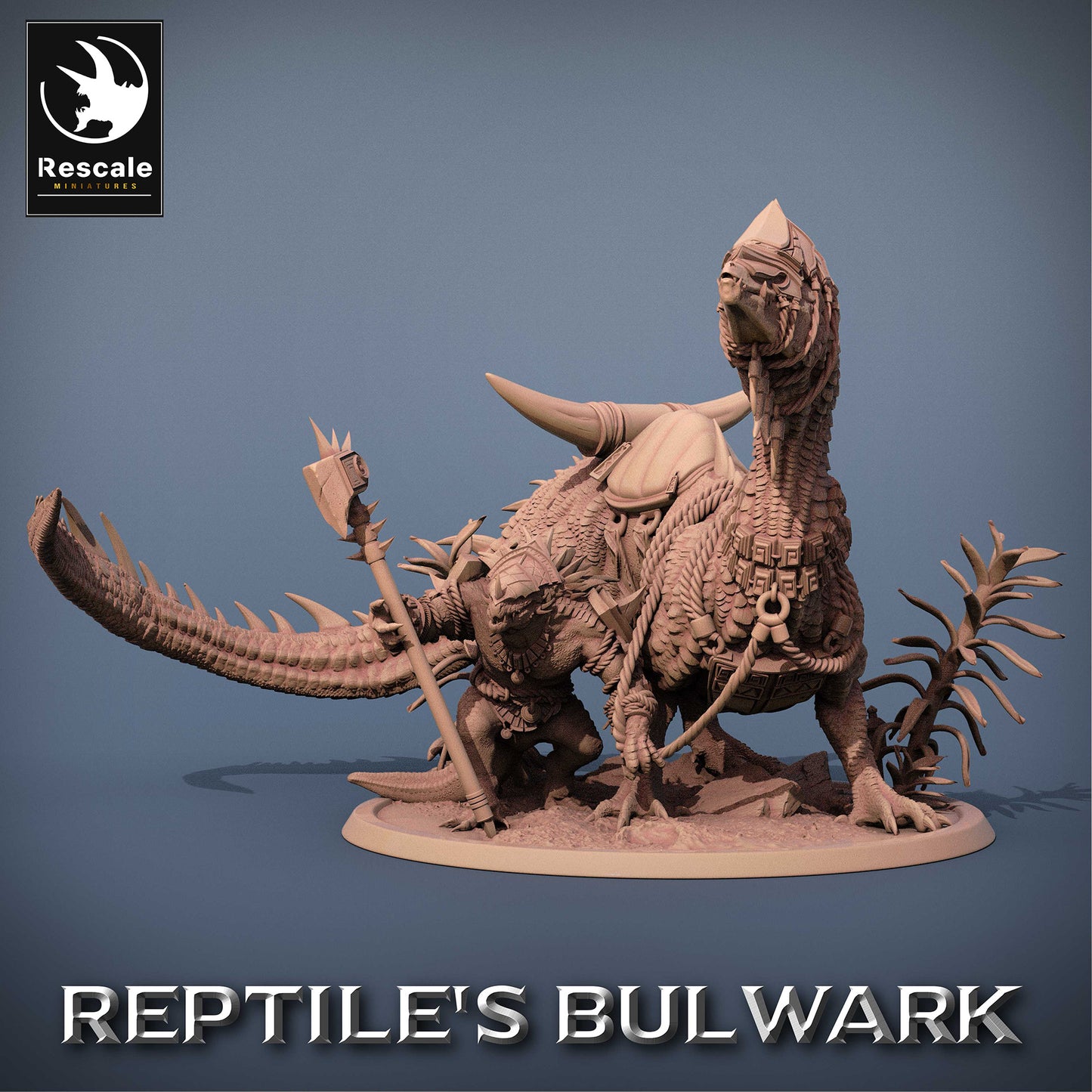 Lizardfolk Rider - Guerrier Lézard sur Mont Dinosaure (C2)