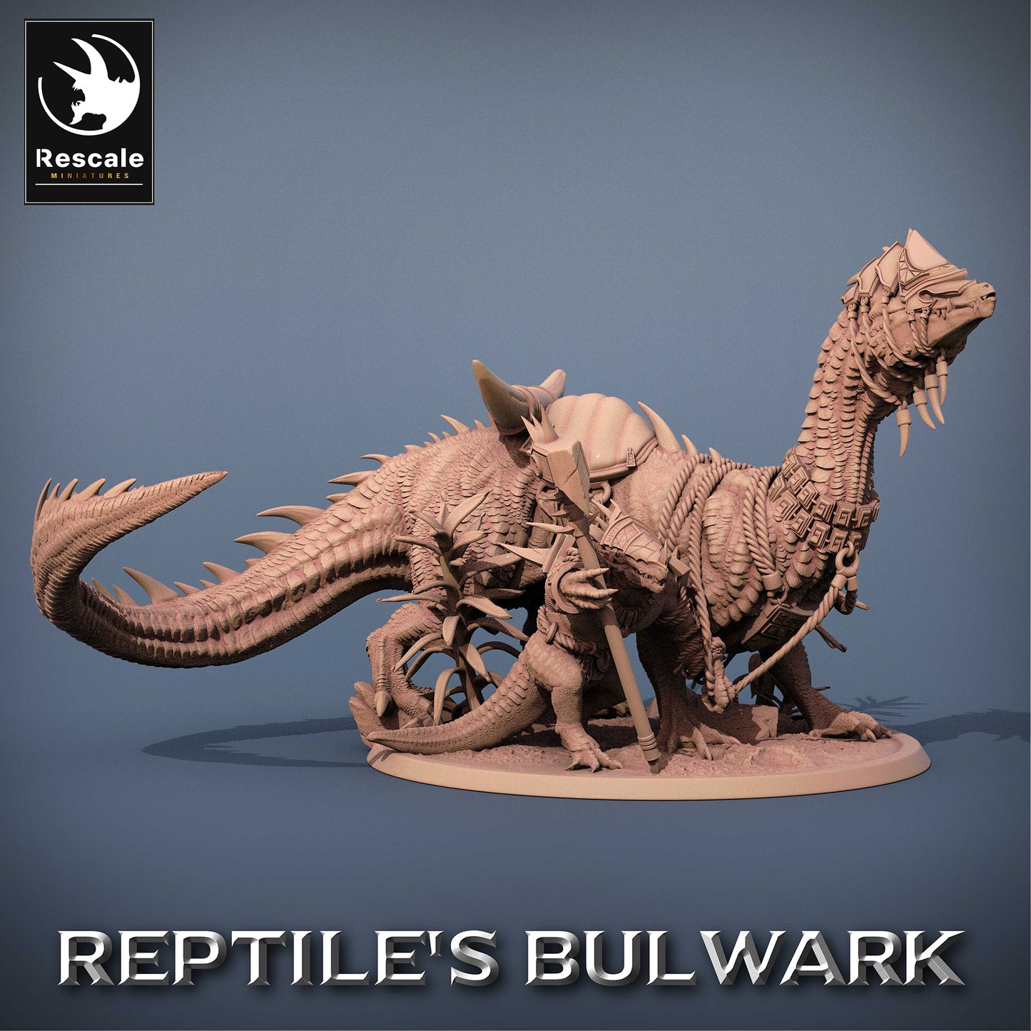 Lizardfolk Rider - Guerrier Lézard sur Mont Dinosaure (C2)
