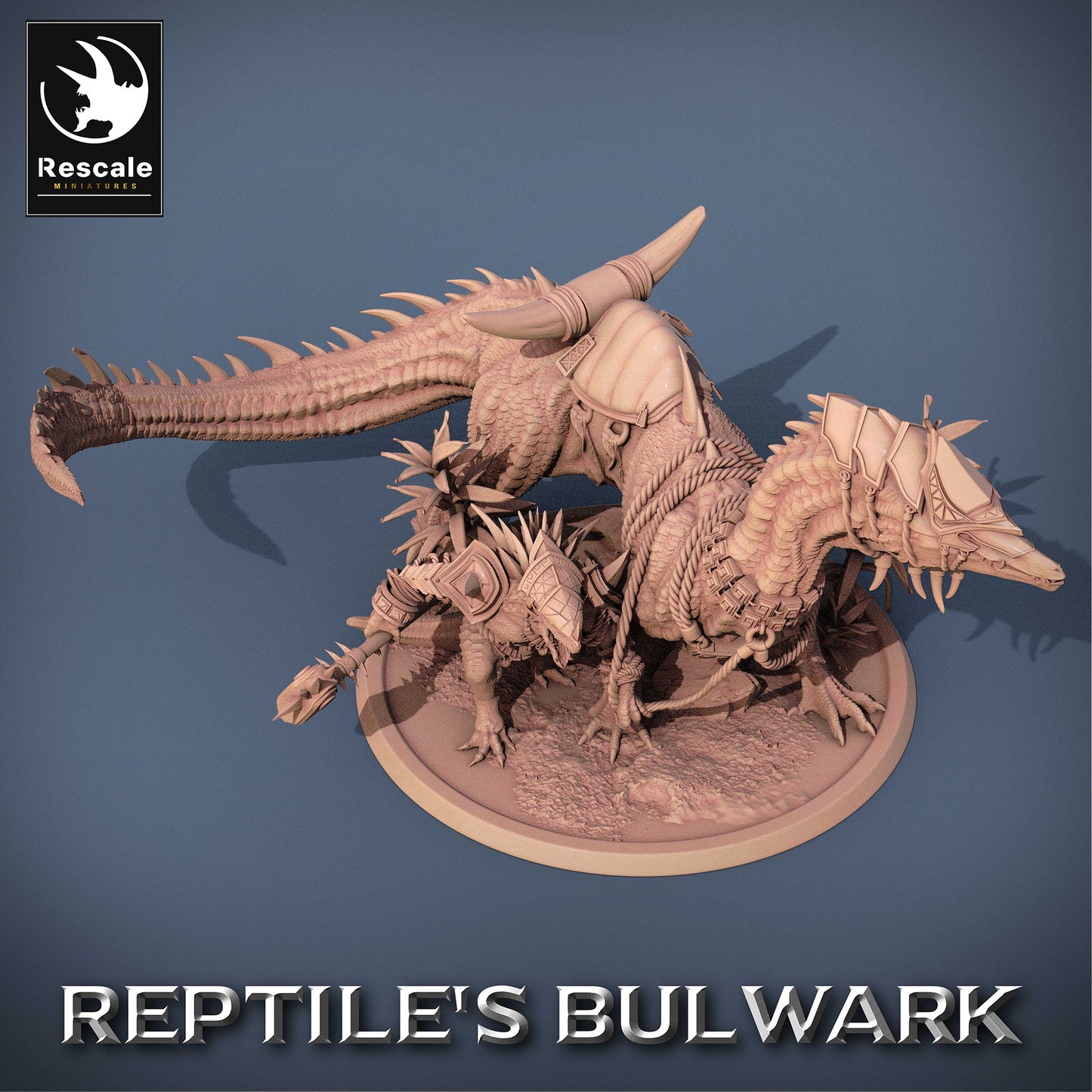 Lizardfolk Rider - Guerrier Lézard sur Mont Dinosaure (C3)