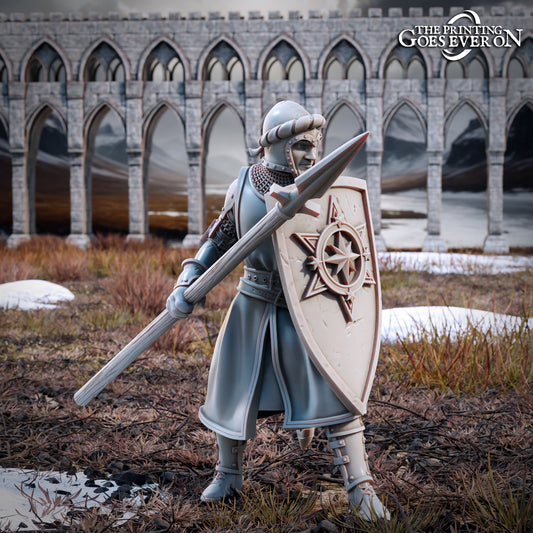 Photo de produit Tabletop 28mm The Printing Goes Ever On (TPGEO) 0 : Guerriers humains - Soldats des hommes du Nord - petite escouade