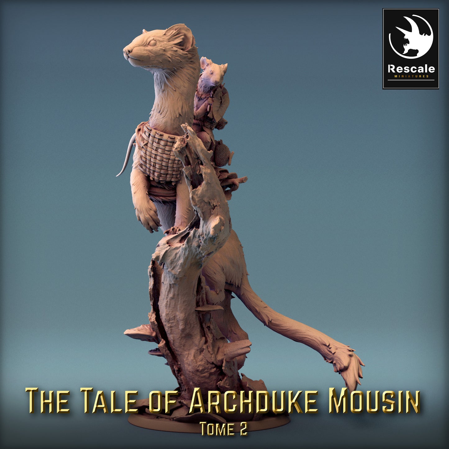 Weasel Rider - Une souris chevauche une belette (D3)