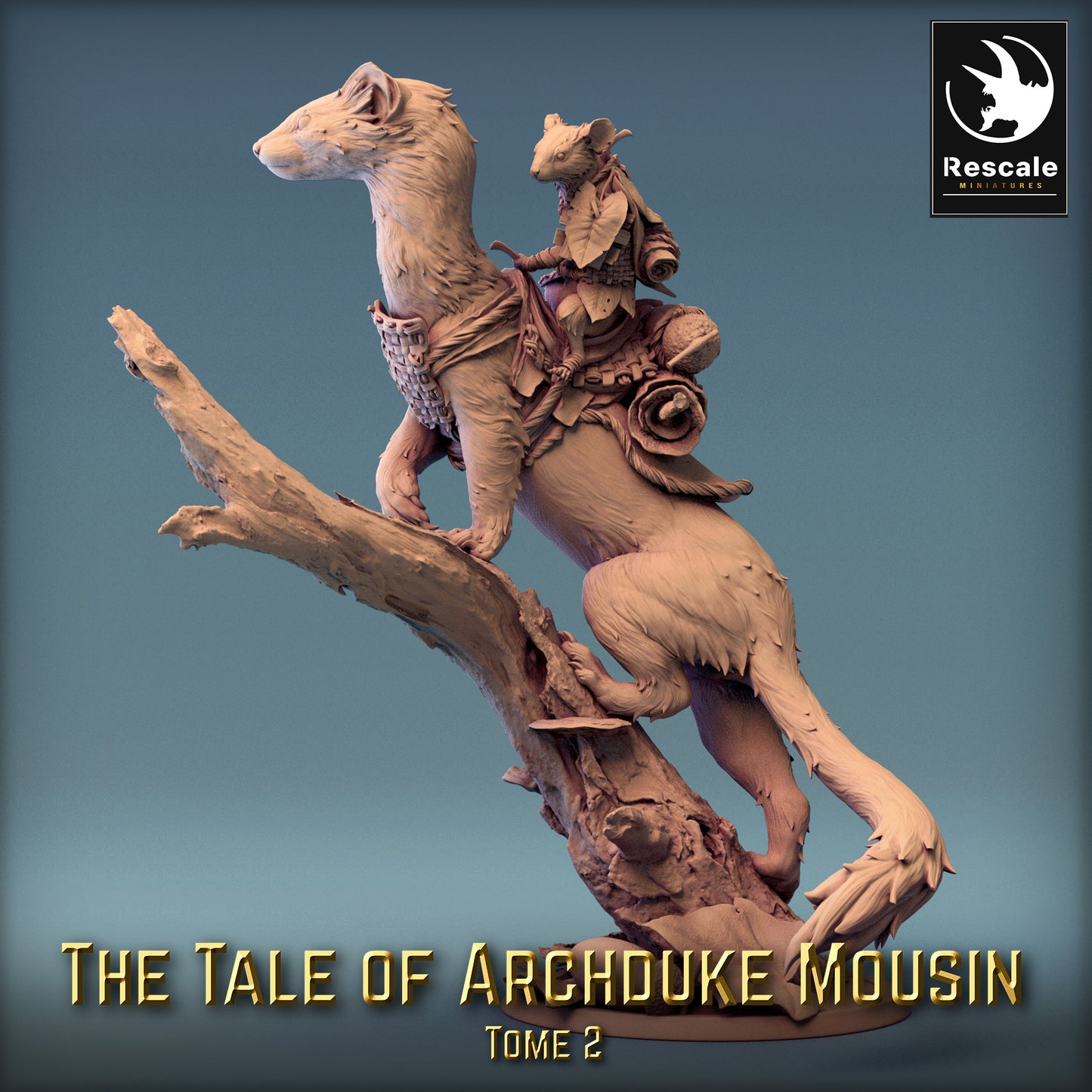 Weasel Rider - Une souris chevauche une belette (D3)