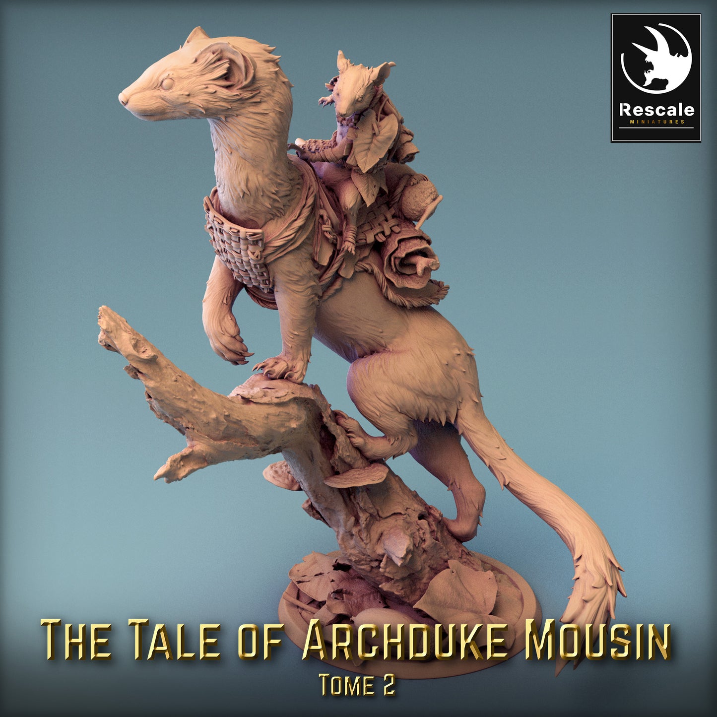 Weasel Rider - Une souris chevauche une belette (D3)
