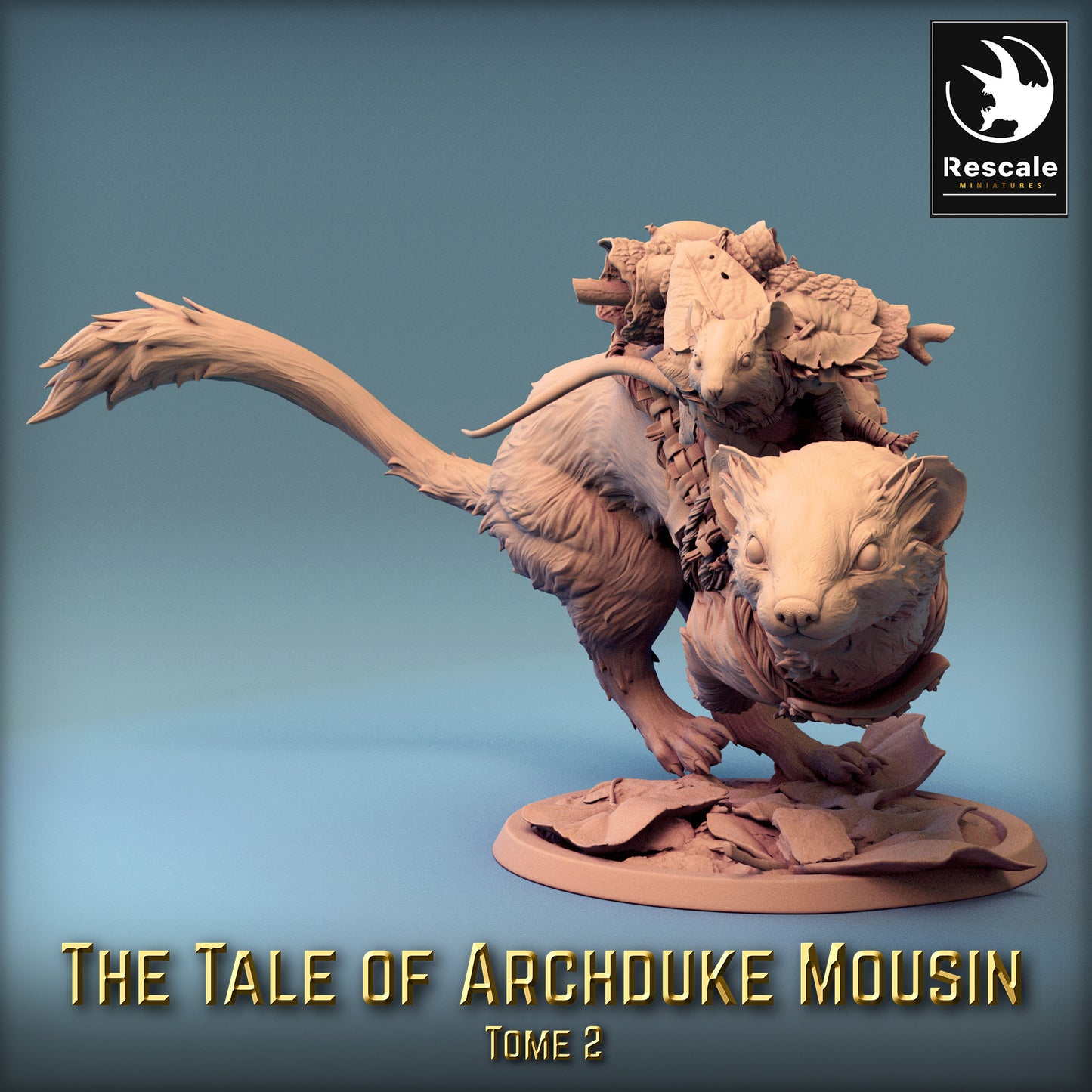 Weasel Rider - Une souris chevauche une belette (D2)