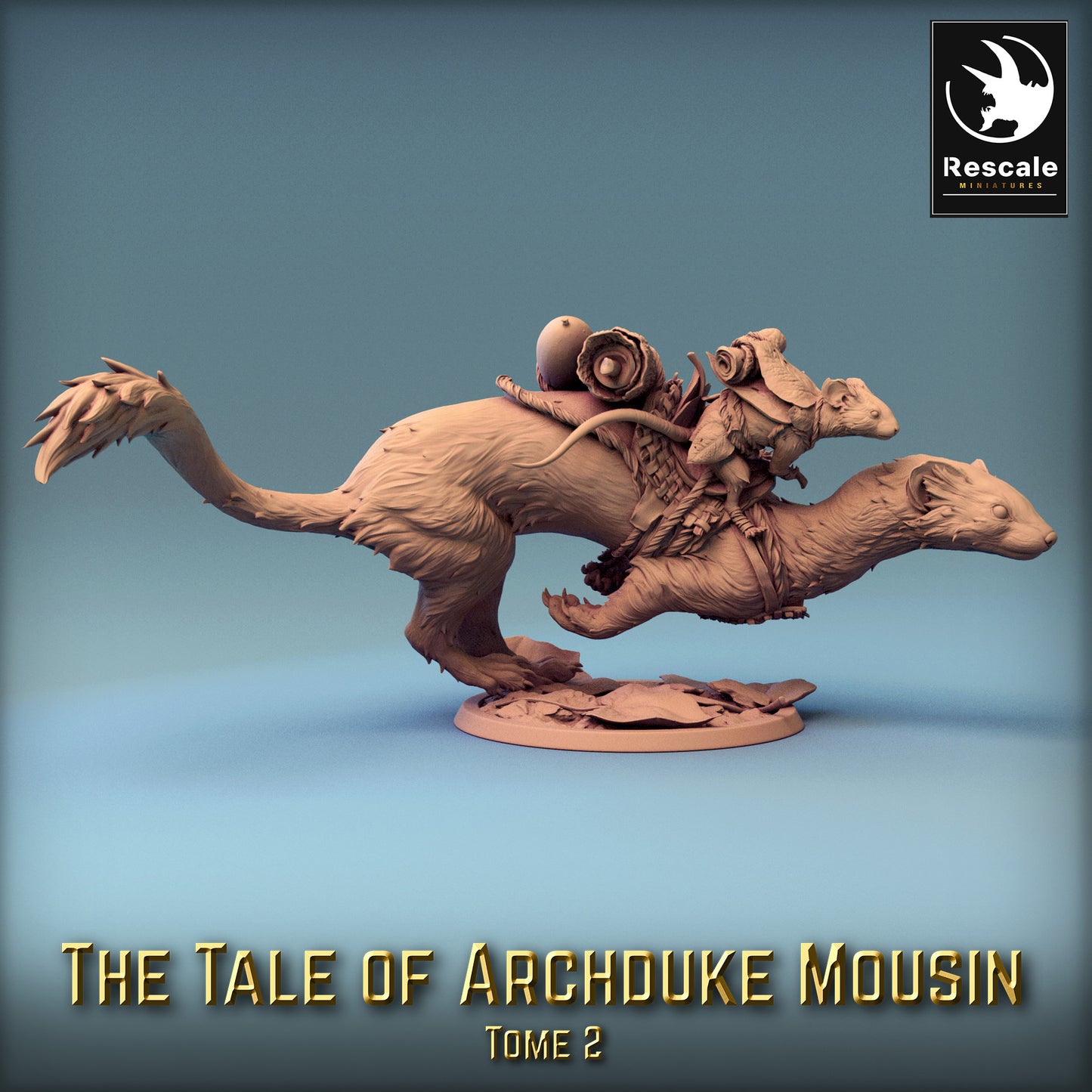 Weasel Rider - Une souris chevauche une belette (D2)